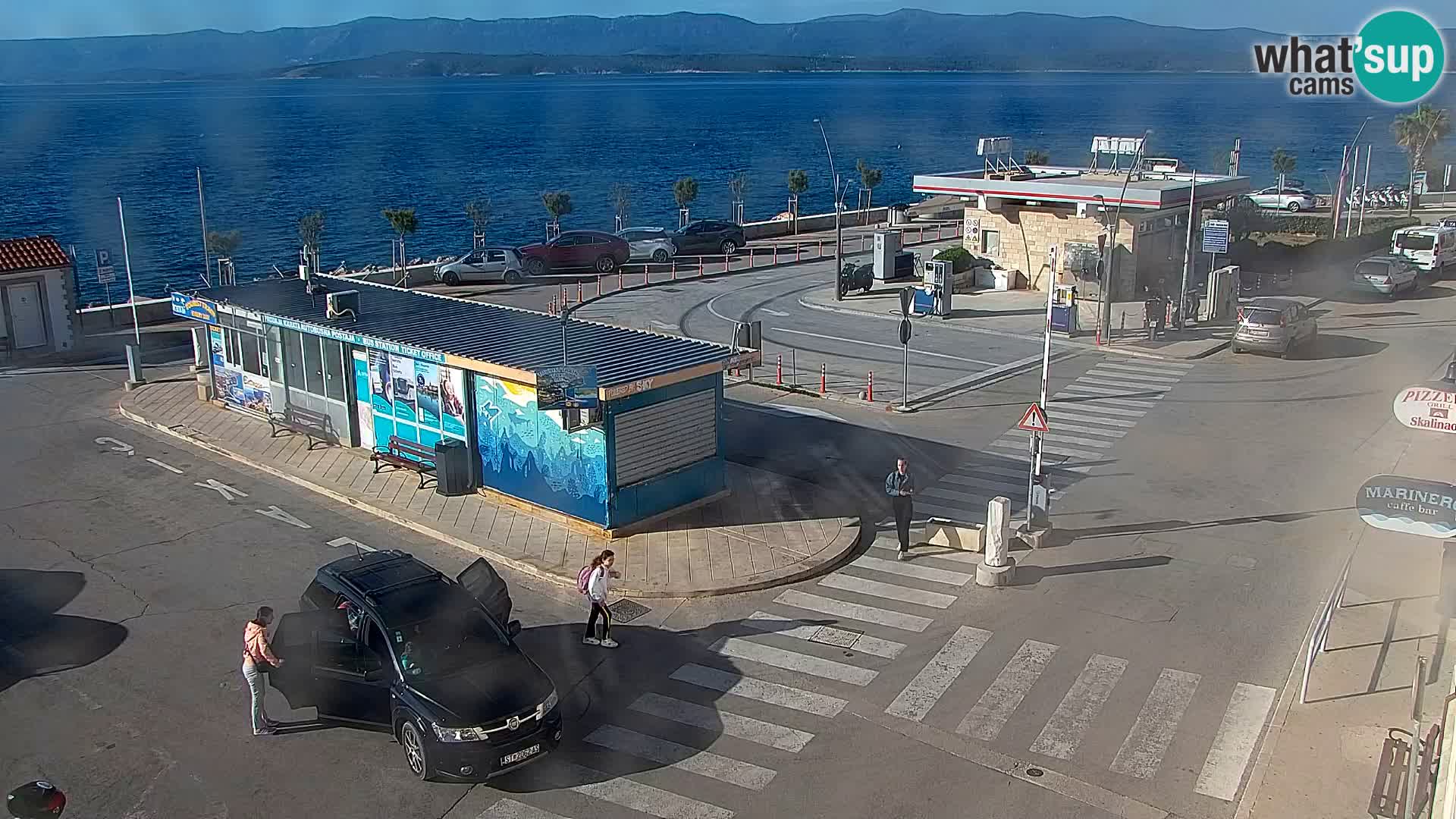 Webcam Bol Centre-Ville & Marina – Vue en direct depuis Bol, île de Brač