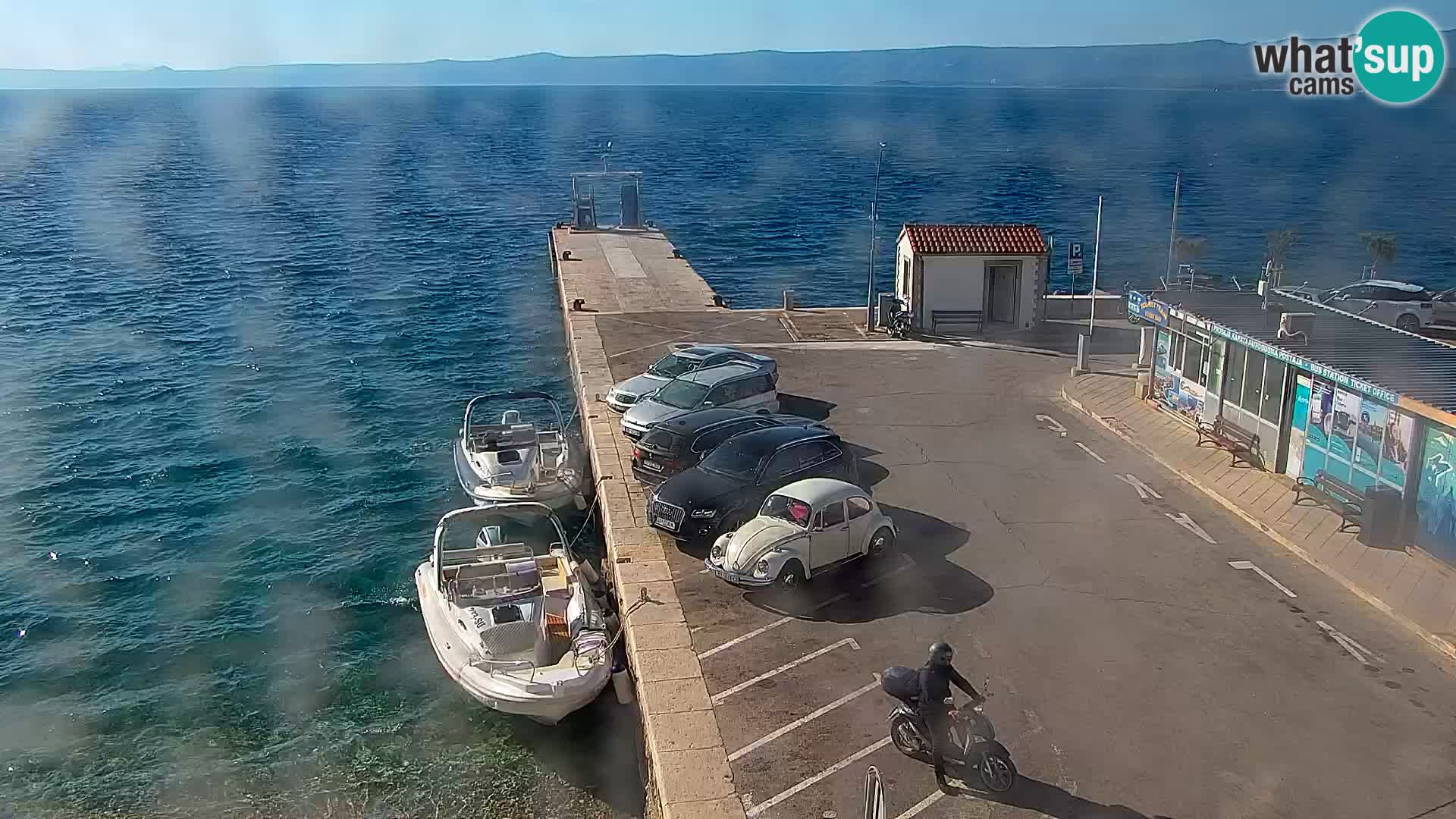 Webcam Bol Centre-Ville & Marina – Vue en direct depuis Bol, île de Brač