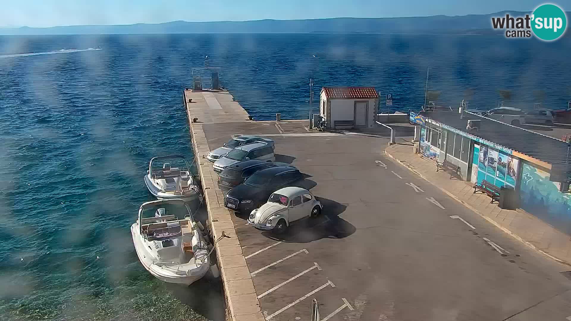 Webcam Bol centre-ville & marina – Vue en direct depuis Bol, île de Brač