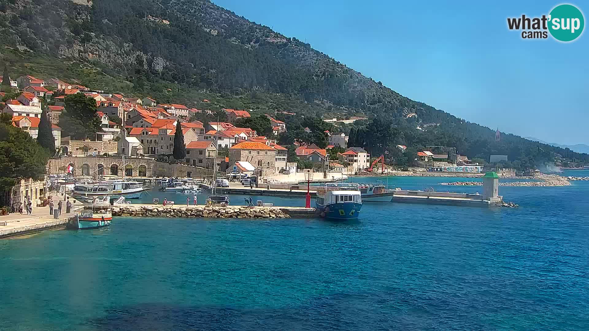 Webcam Bol Town Center & Marina – Live View from Bol, Brač