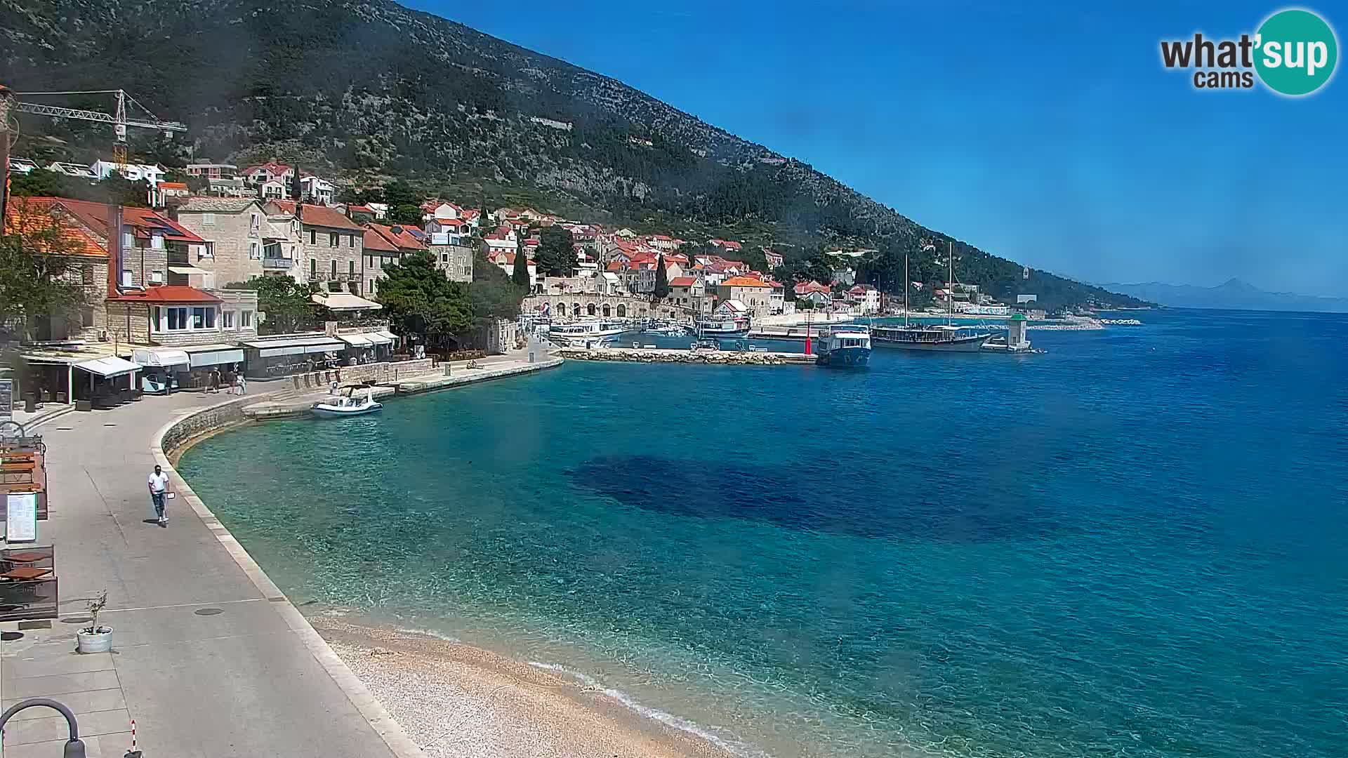 Webcam Bol Town Center & Marina – Live View from Bol, Brač
