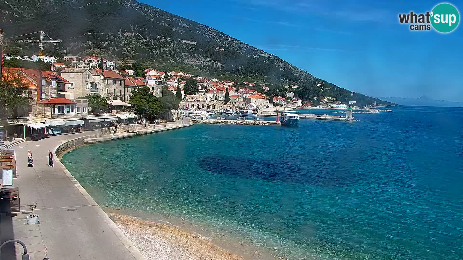Webcam Bol Town Center & Marina – Live View from Bol, Brač