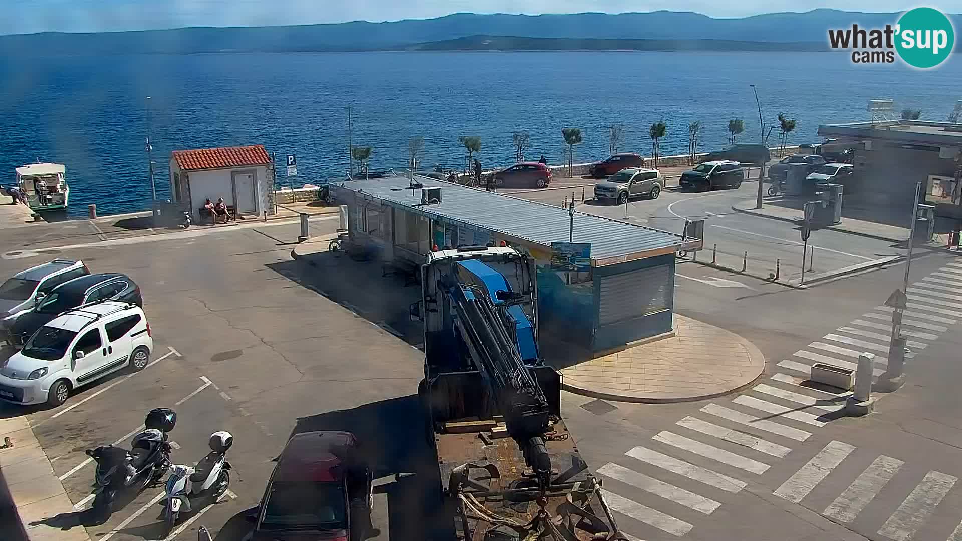 Webcam Bol centre-ville & marina – Vue en direct depuis Bol, île de Brač