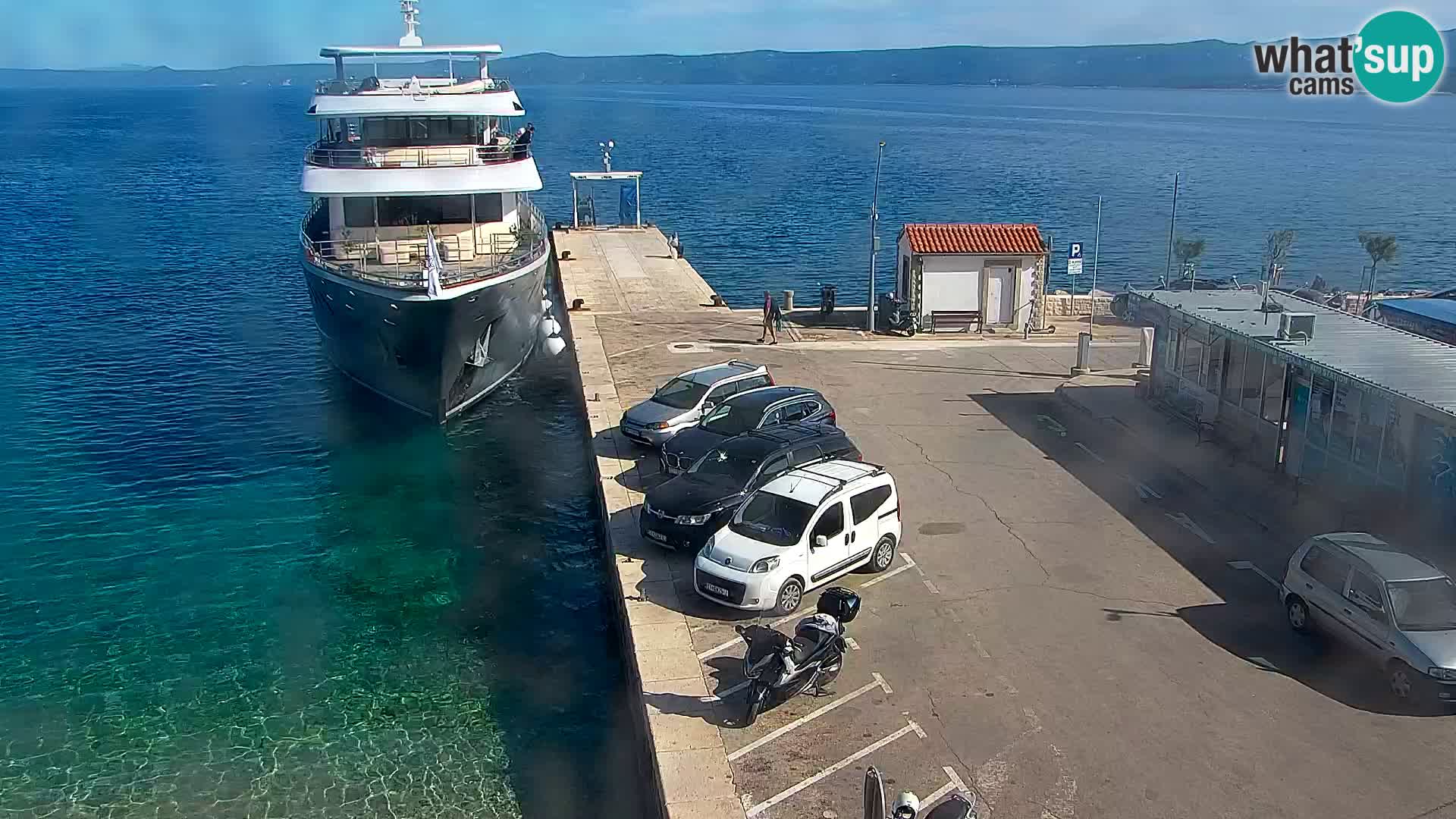 Webcam Bol Centre-Ville & Marina – Vue en direct depuis Bol, île de Brač