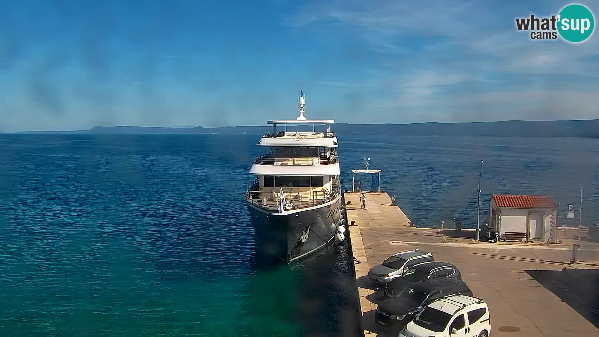 Webcam Bol centre-ville & marina – Vue en direct depuis Bol, île de Brač