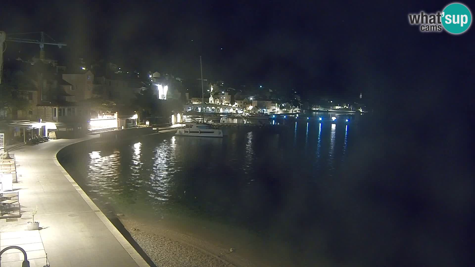 Webcam Bol Centre-Ville & Marina – Vue en direct depuis Bol, île de Brač