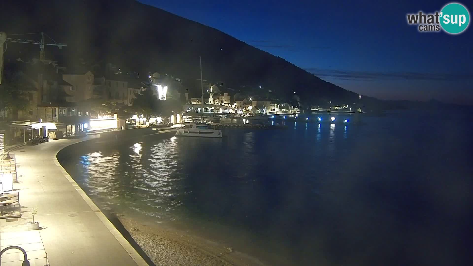 Webcam Bol centre-ville & marina – Vue en direct depuis Bol, île de Brač