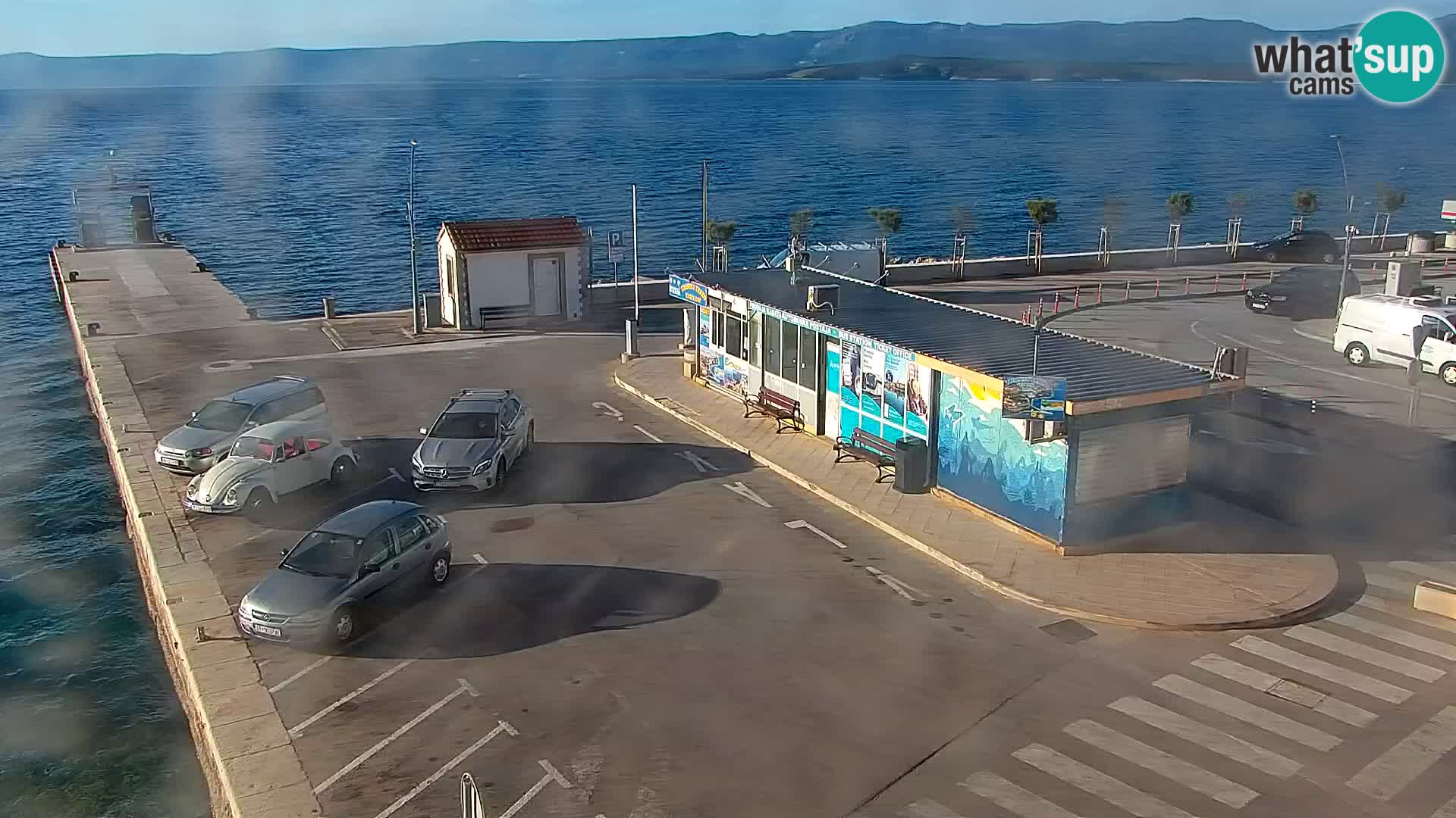 Webcam Bol centre-ville & marina – Vue en direct depuis Bol, île de Brač