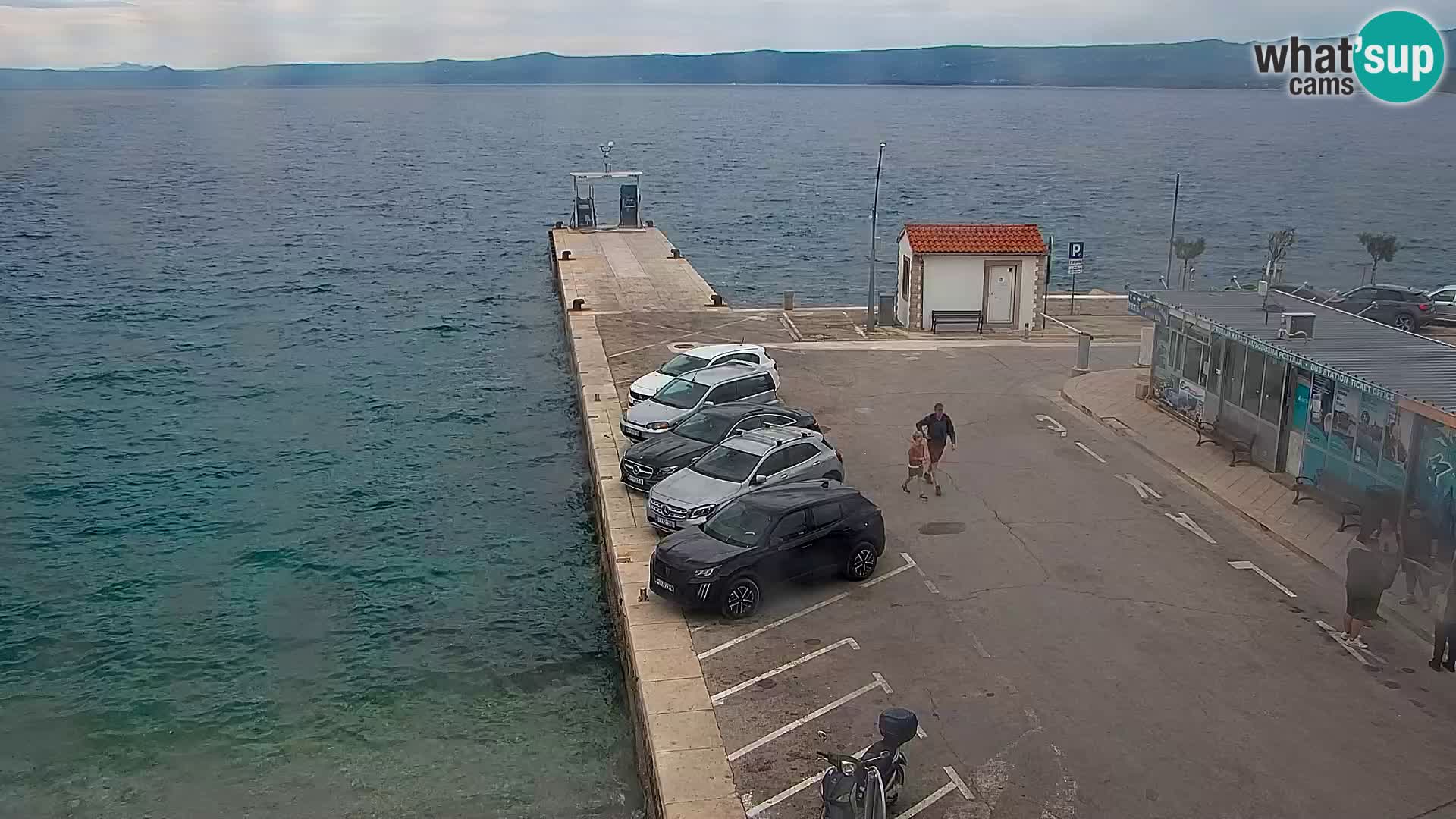 Webcam Bol centre-ville & marina – Vue en direct depuis Bol, île de Brač