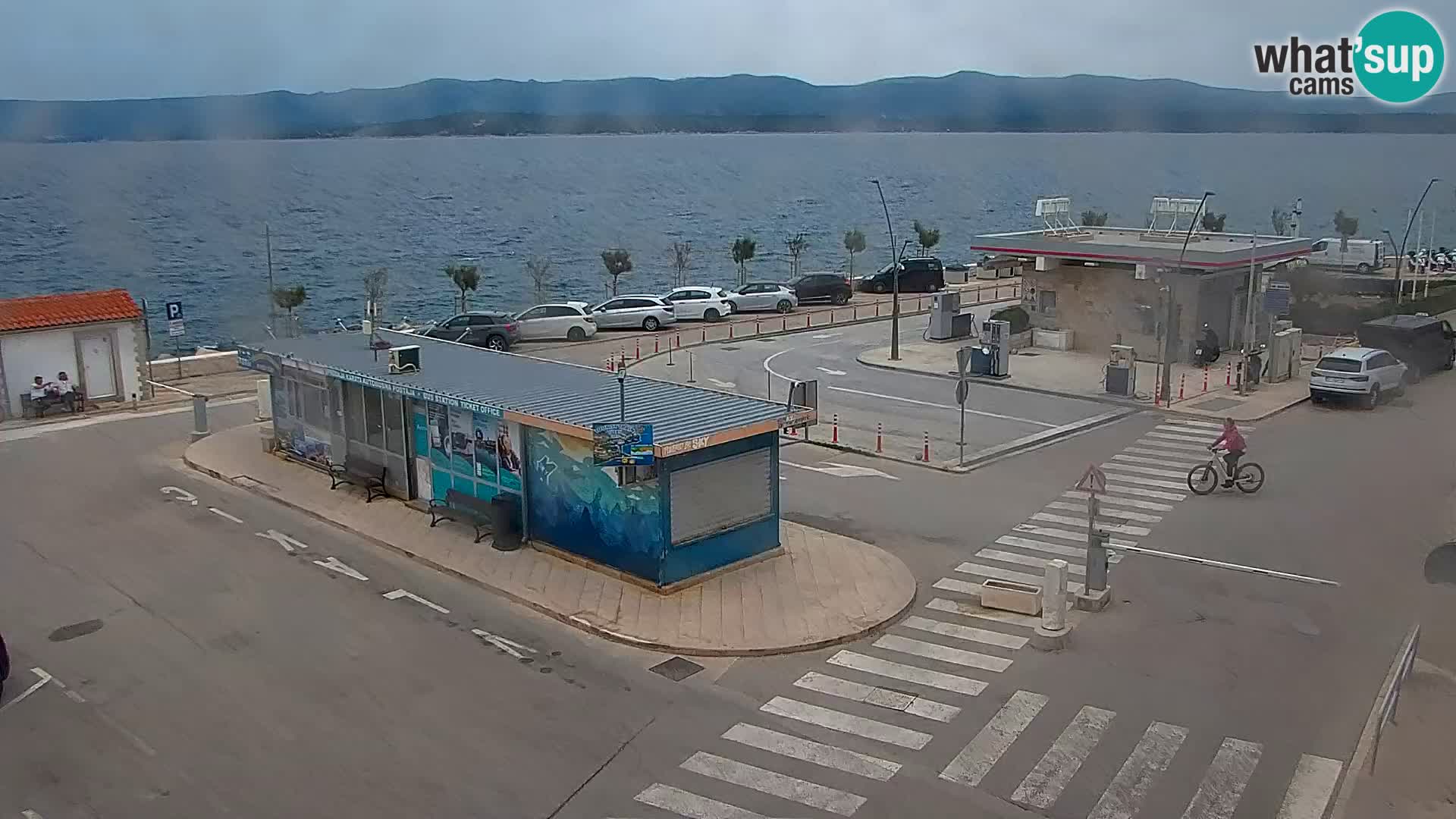 Webcam Bol Centre-Ville & Marina – Vue en direct depuis Bol, île de Brač