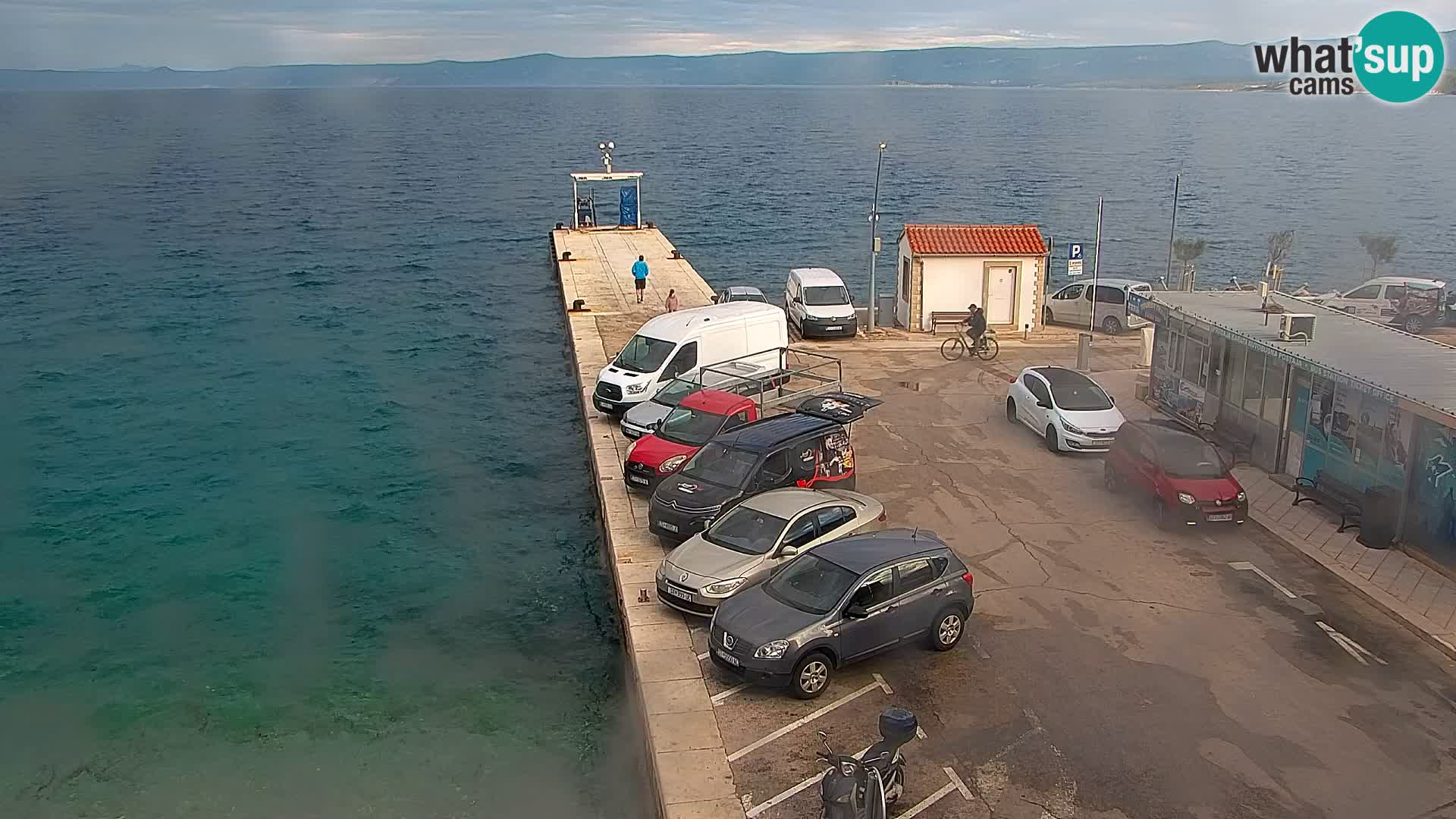 Webcam Bol centre-ville & marina – Vue en direct depuis Bol, île de Brač