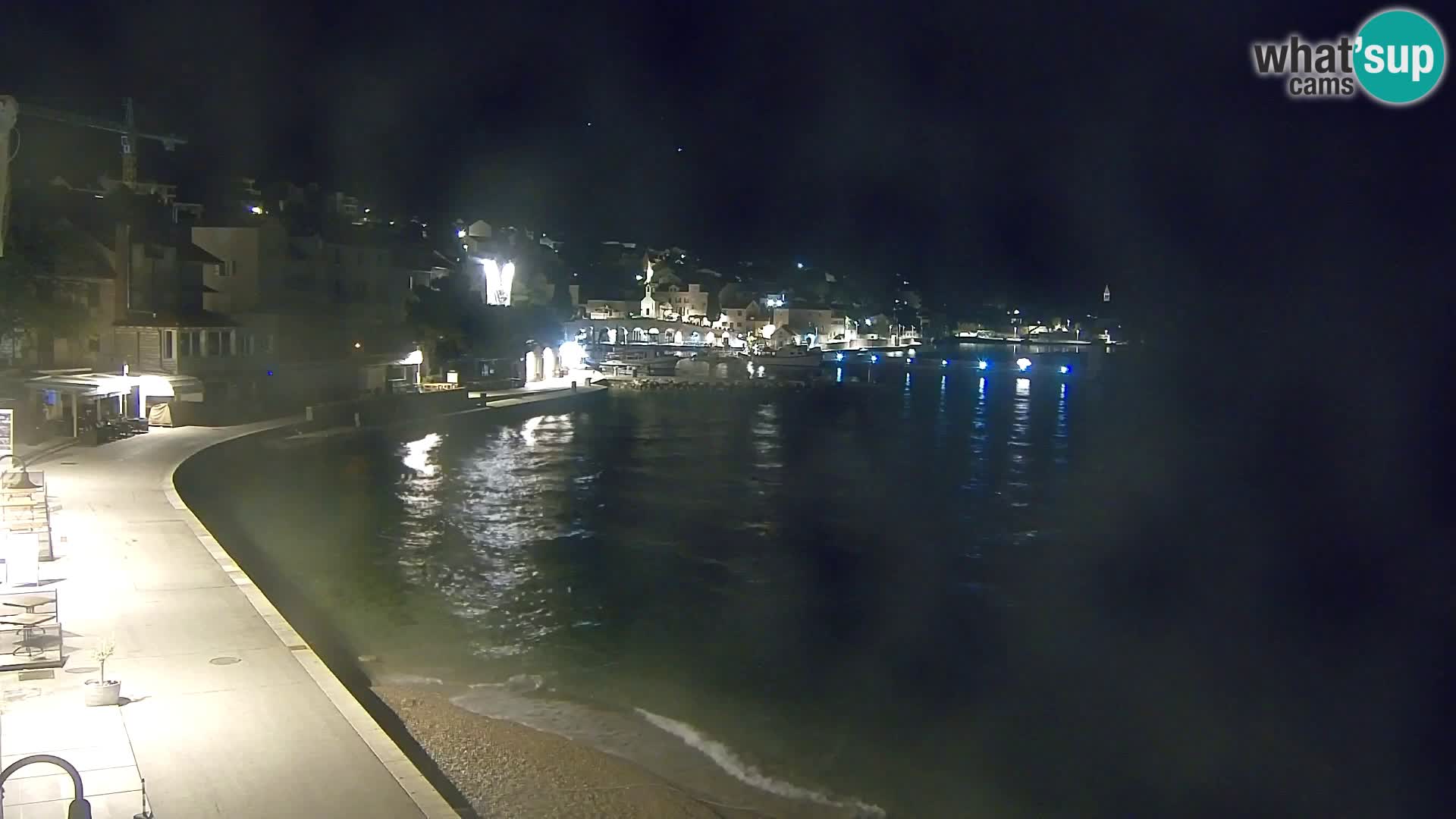 Spletna kamera Bol – Center mesta in marina v živo