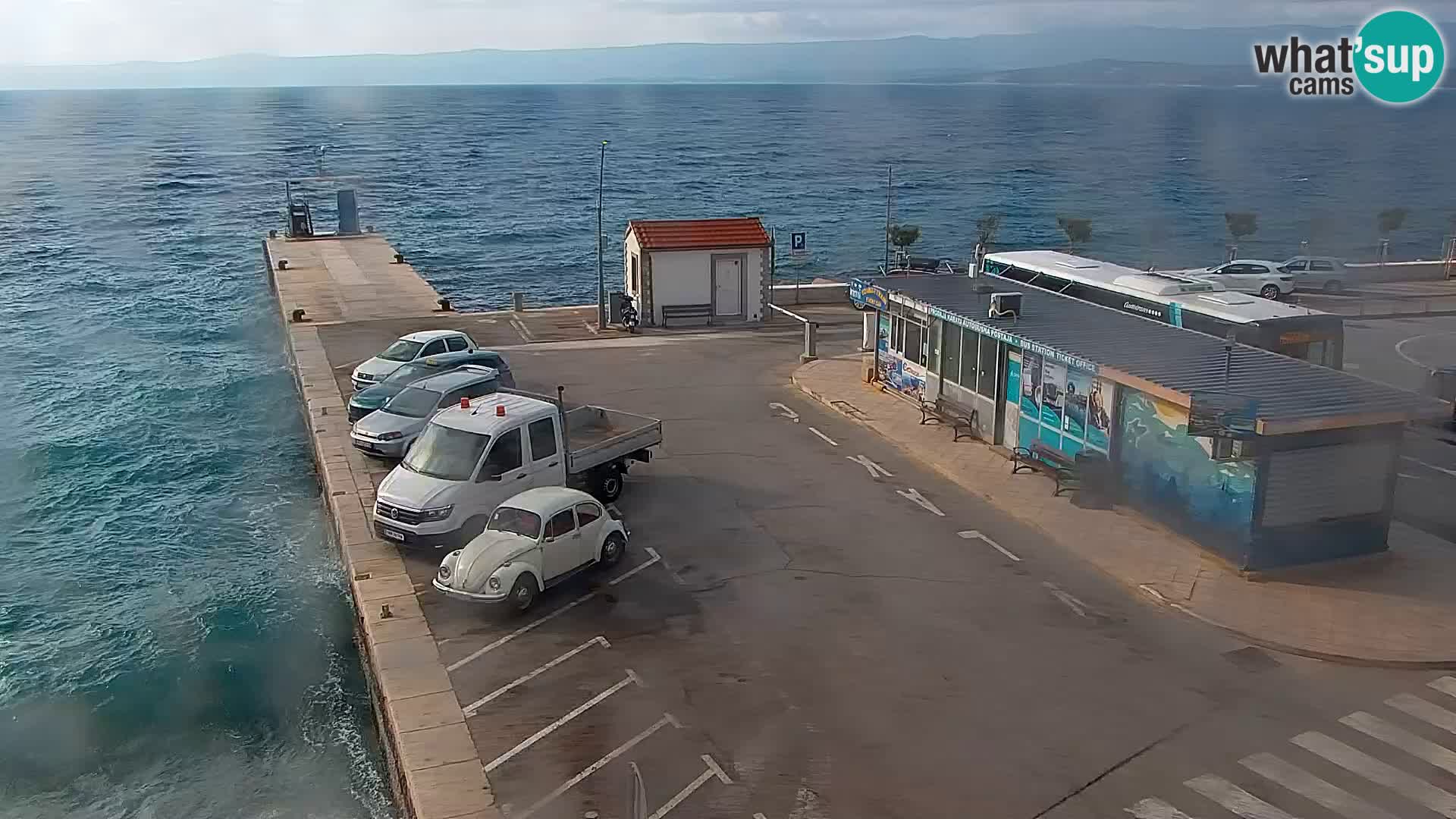 Webcam Bol Centre-Ville & Marina – Vue en direct depuis Bol, île de Brač