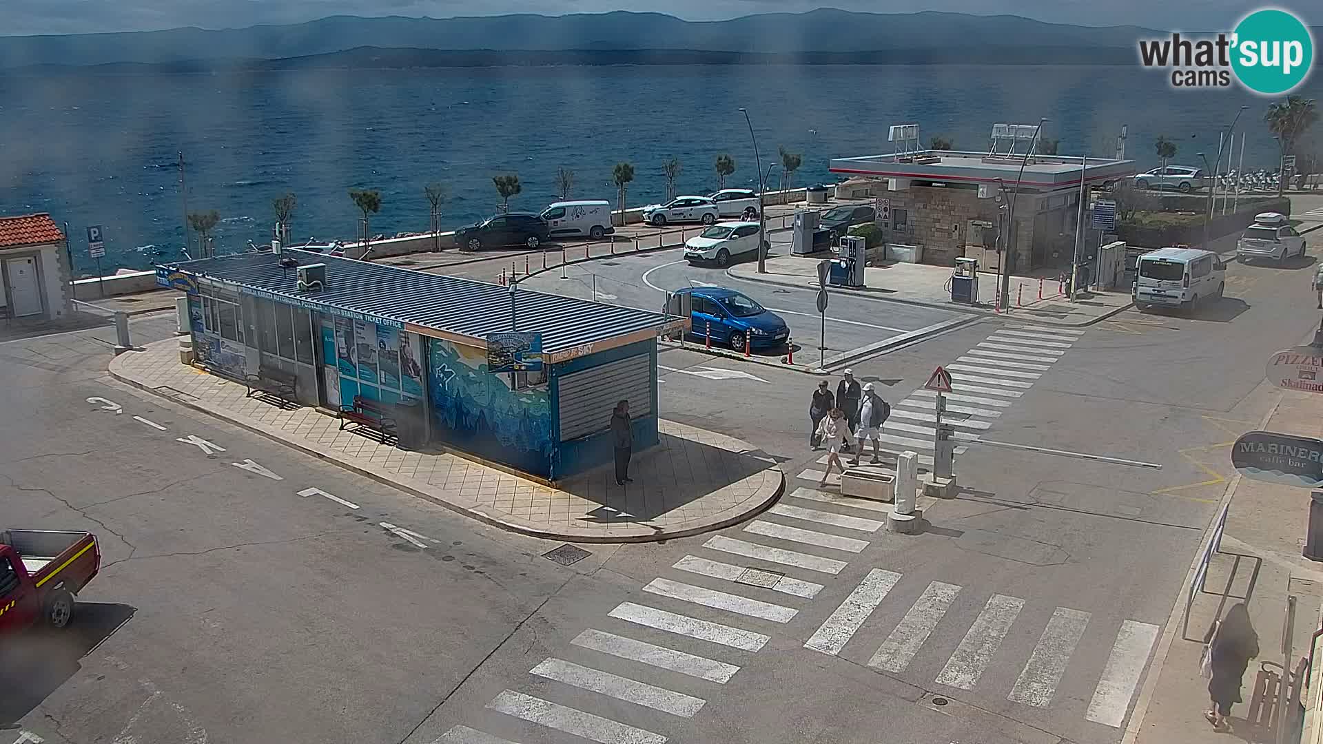 Webcam Bol Centro e Marina – Vista live dal porto di Bol