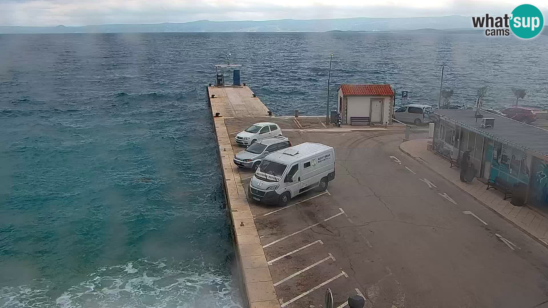 Webcam Bol Centre-Ville & Marina – Vue en direct depuis Bol, île de Brač
