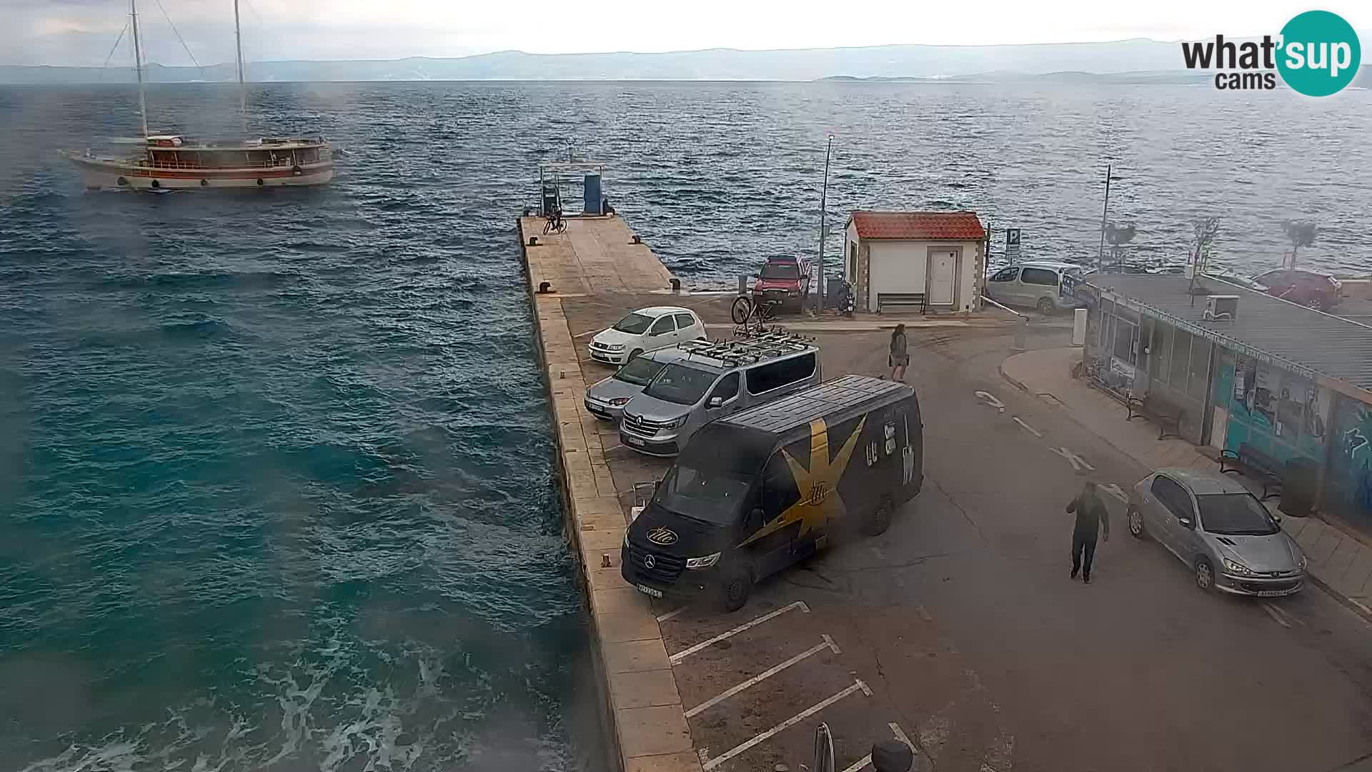 Webcam Bol Centre-Ville & Marina – Vue en direct depuis Bol, île de Brač
