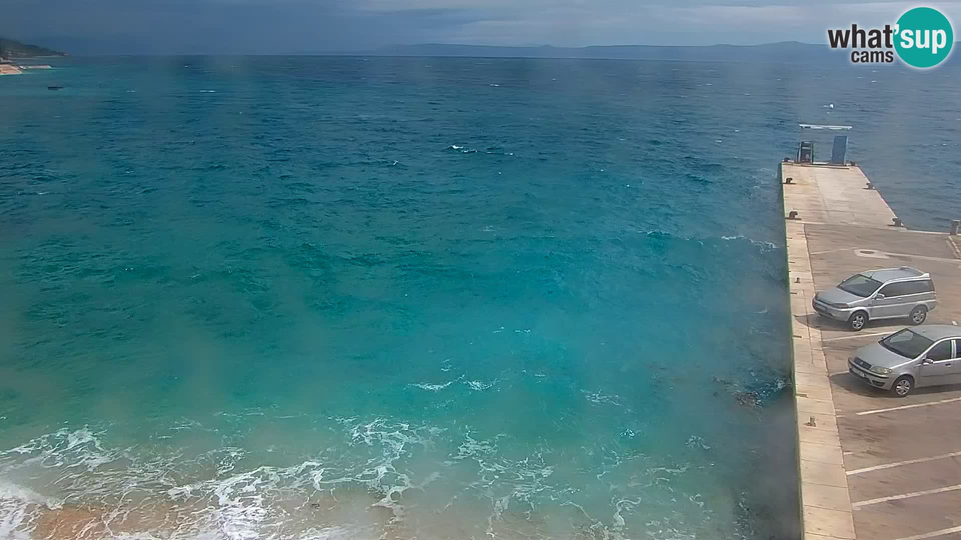 Webcam Bol Centro e Marina – Vista live dal porto di Bol
