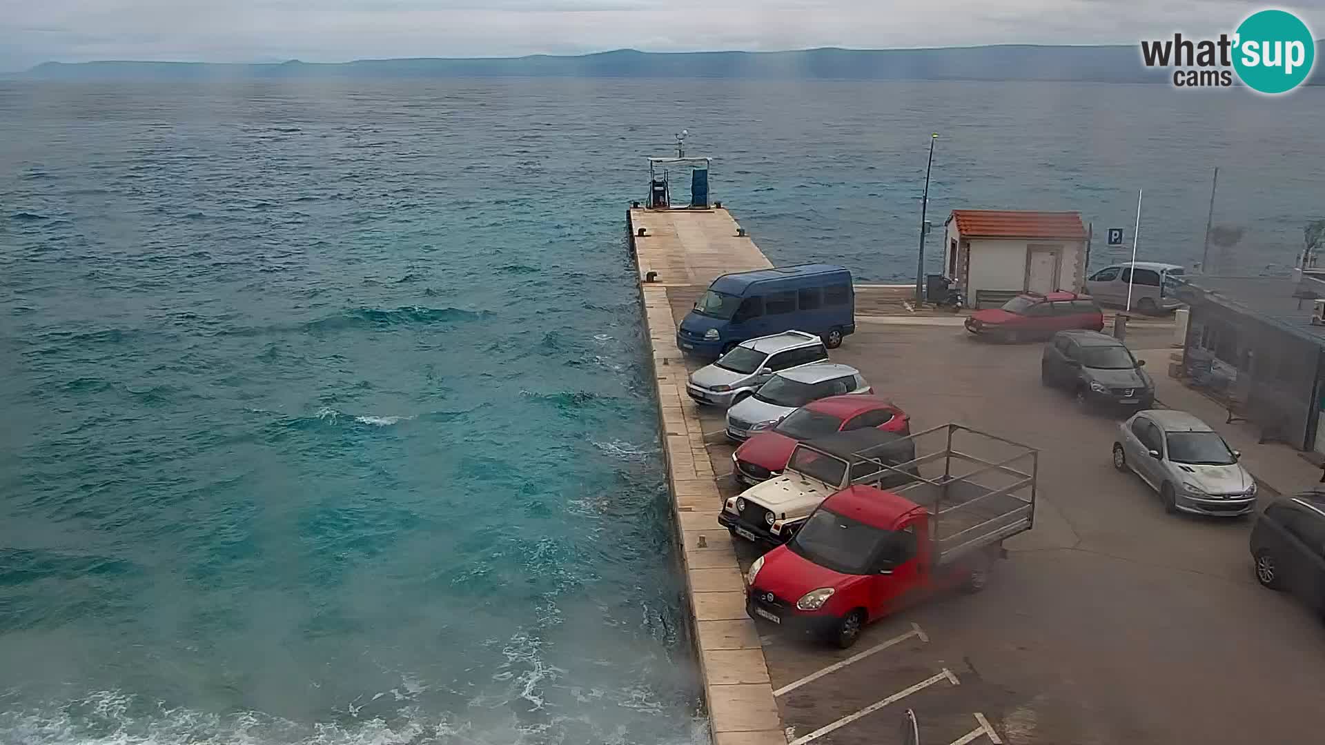 Webcam Bol Centro e Marina – Vista live dal porto di Bol