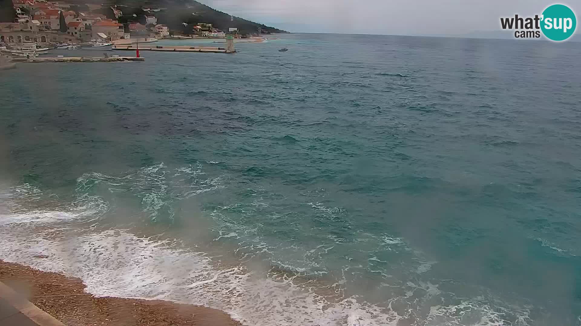 Webcam Bol centre-ville & marina – Vue en direct depuis Bol, île de Brač