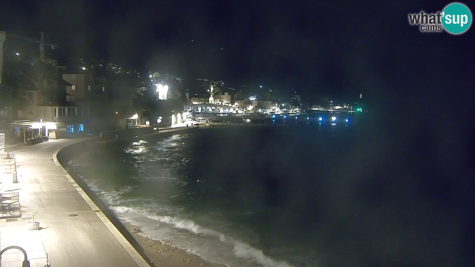 Webcam Bol centre-ville & marina – Vue en direct depuis Bol, île de Brač