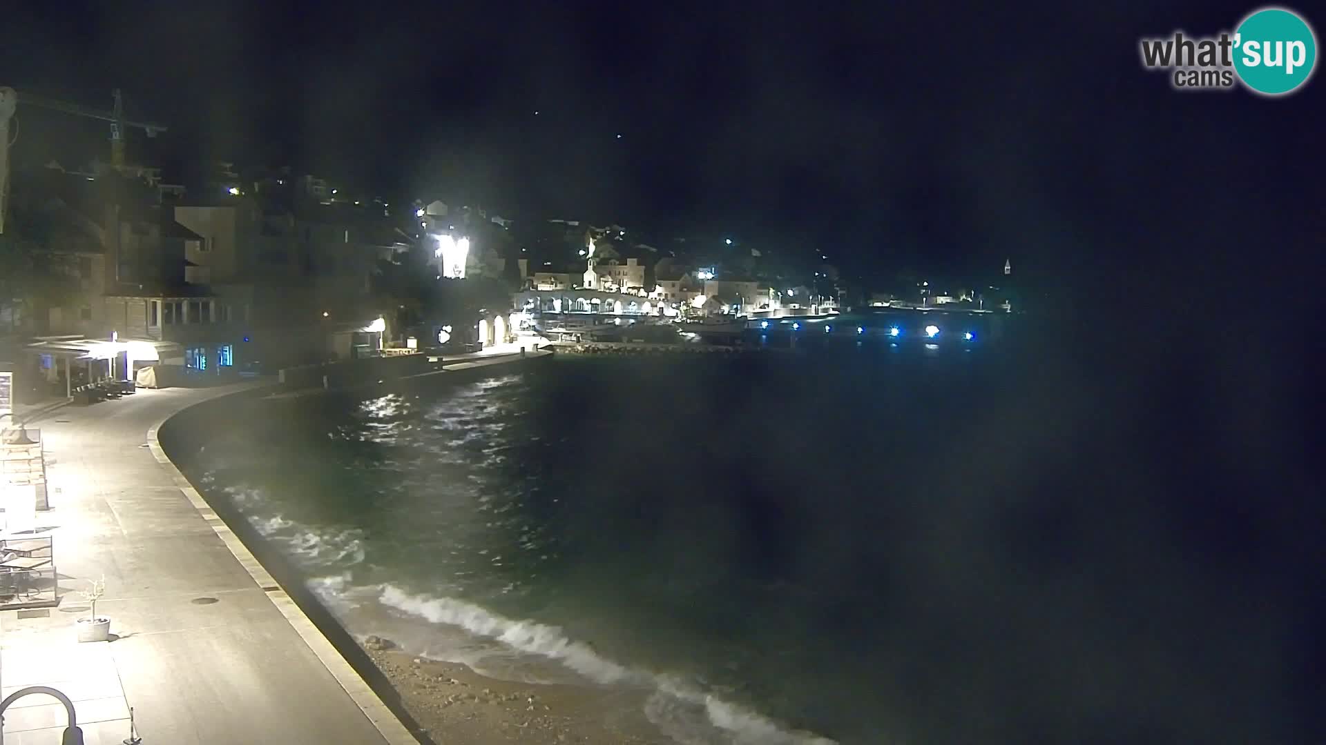 Webcam Bol Centro e Marina – Vista live dal porto di Bol