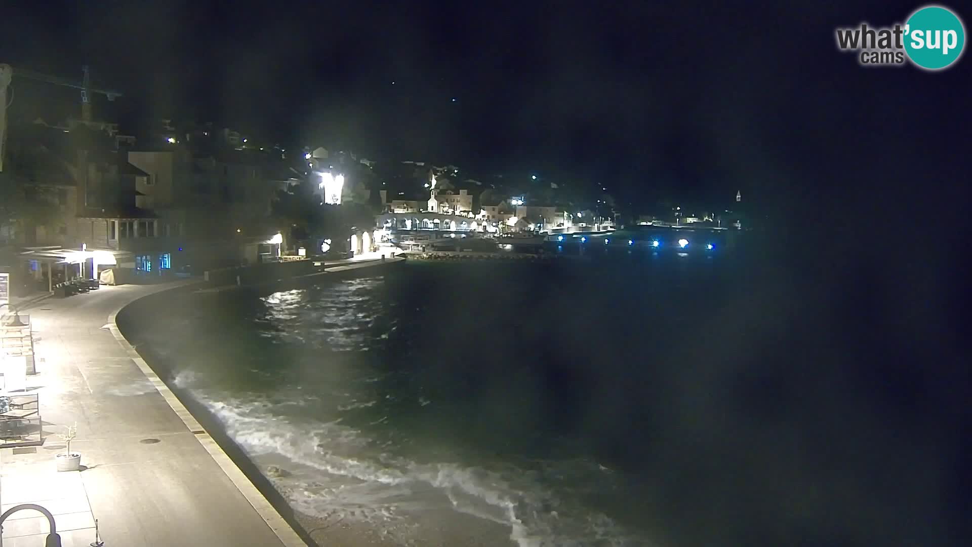 Webcam Bol Centre-Ville & Marina – Vue en direct depuis Bol, île de Brač
