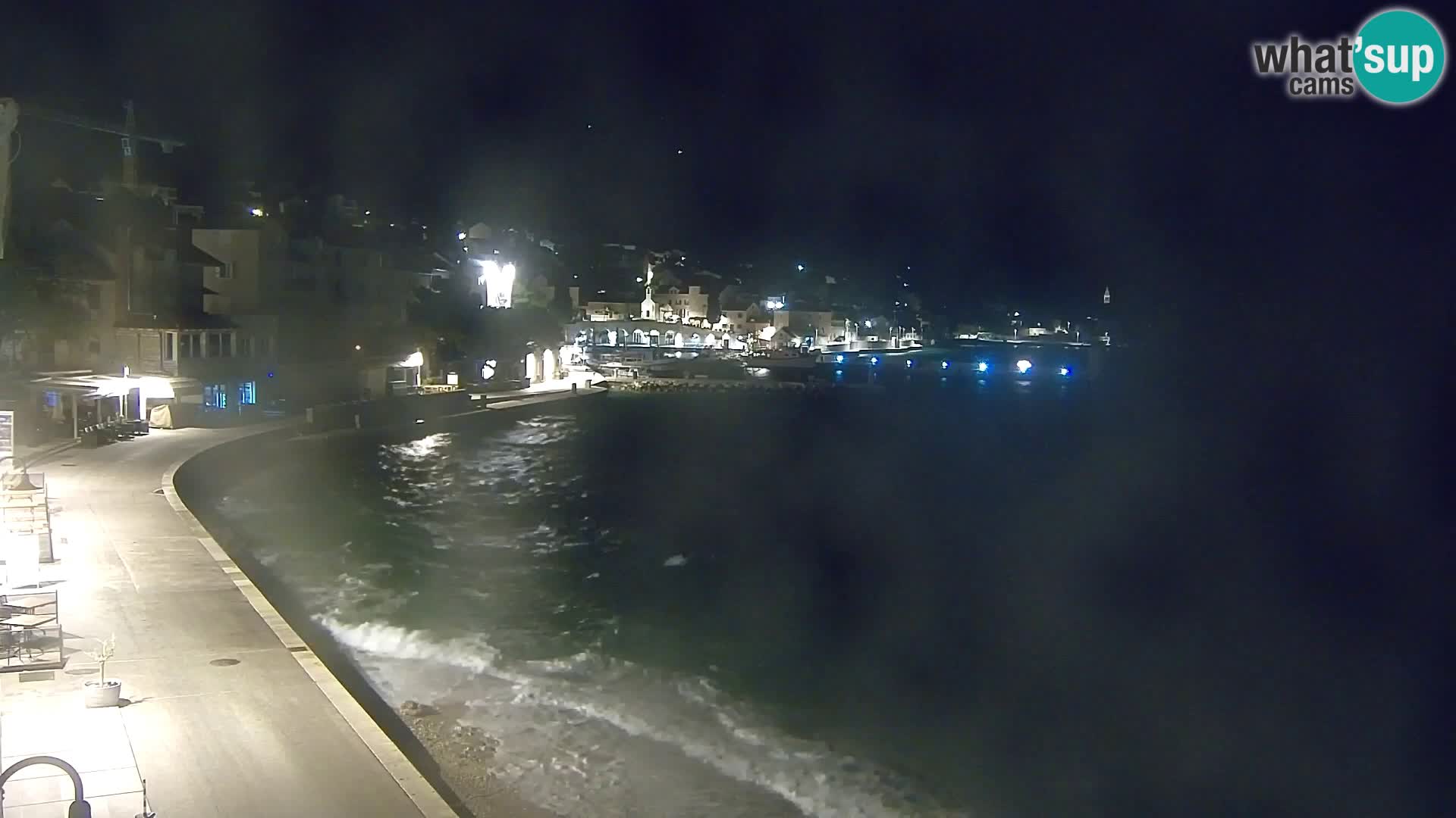 Spletna kamera Bol – Center mesta in marina v živo