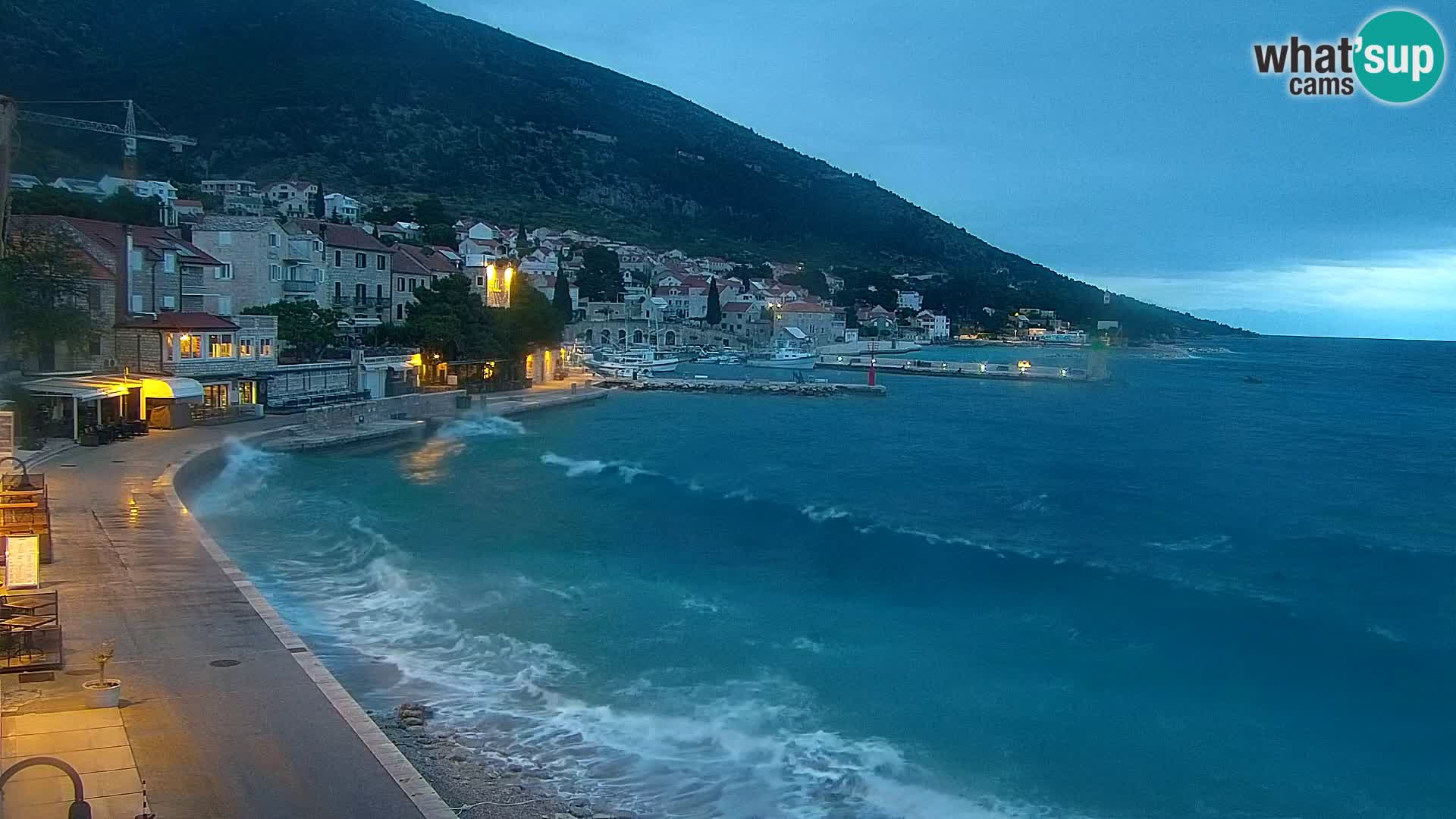 Webcam Bol Hafen & Ortszentrum – Liveblick aus Bol auf der Insel Brač