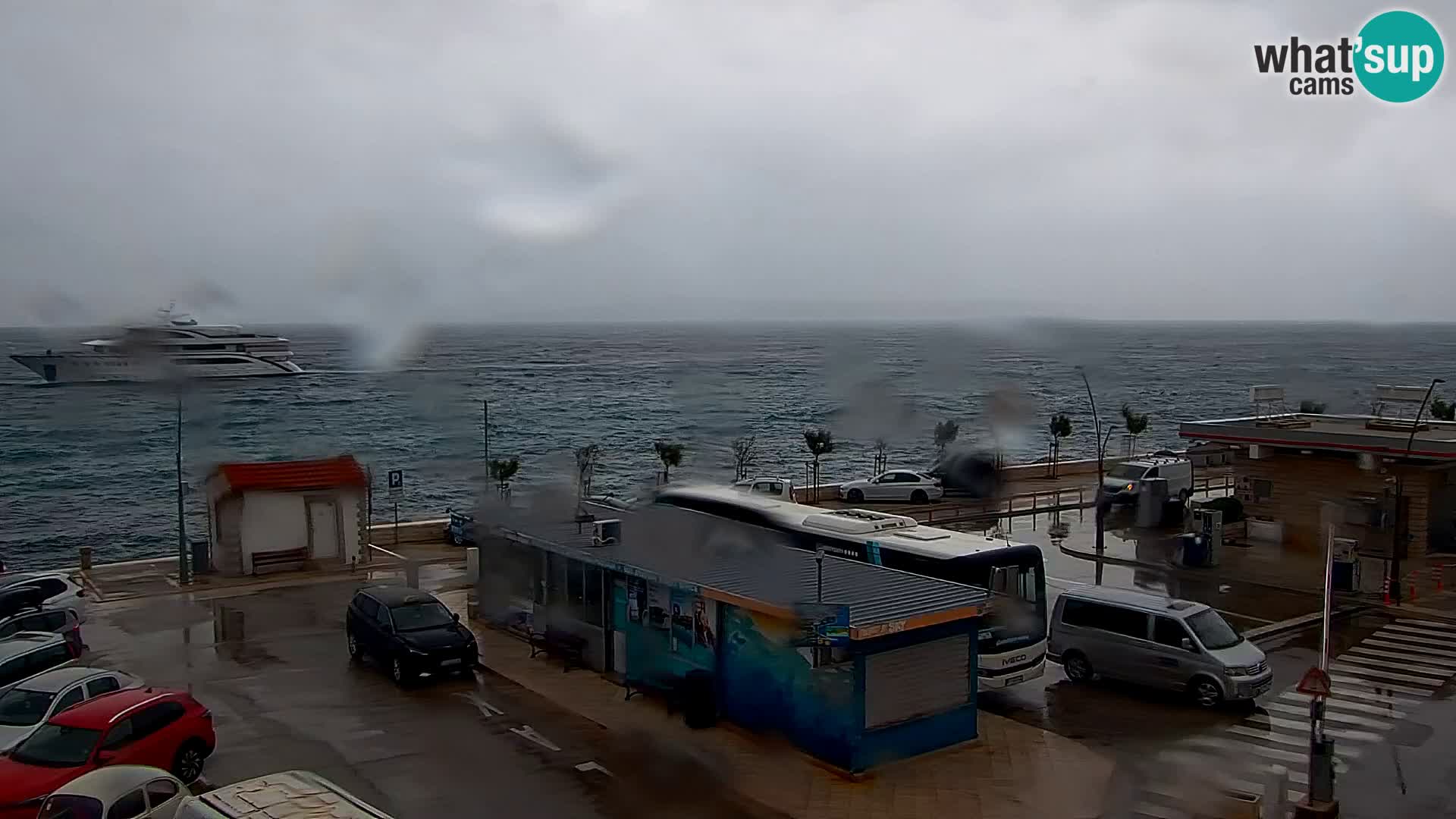 Webcam Bol Hafen & Ortszentrum – Liveblick aus Bol auf der Insel Brač