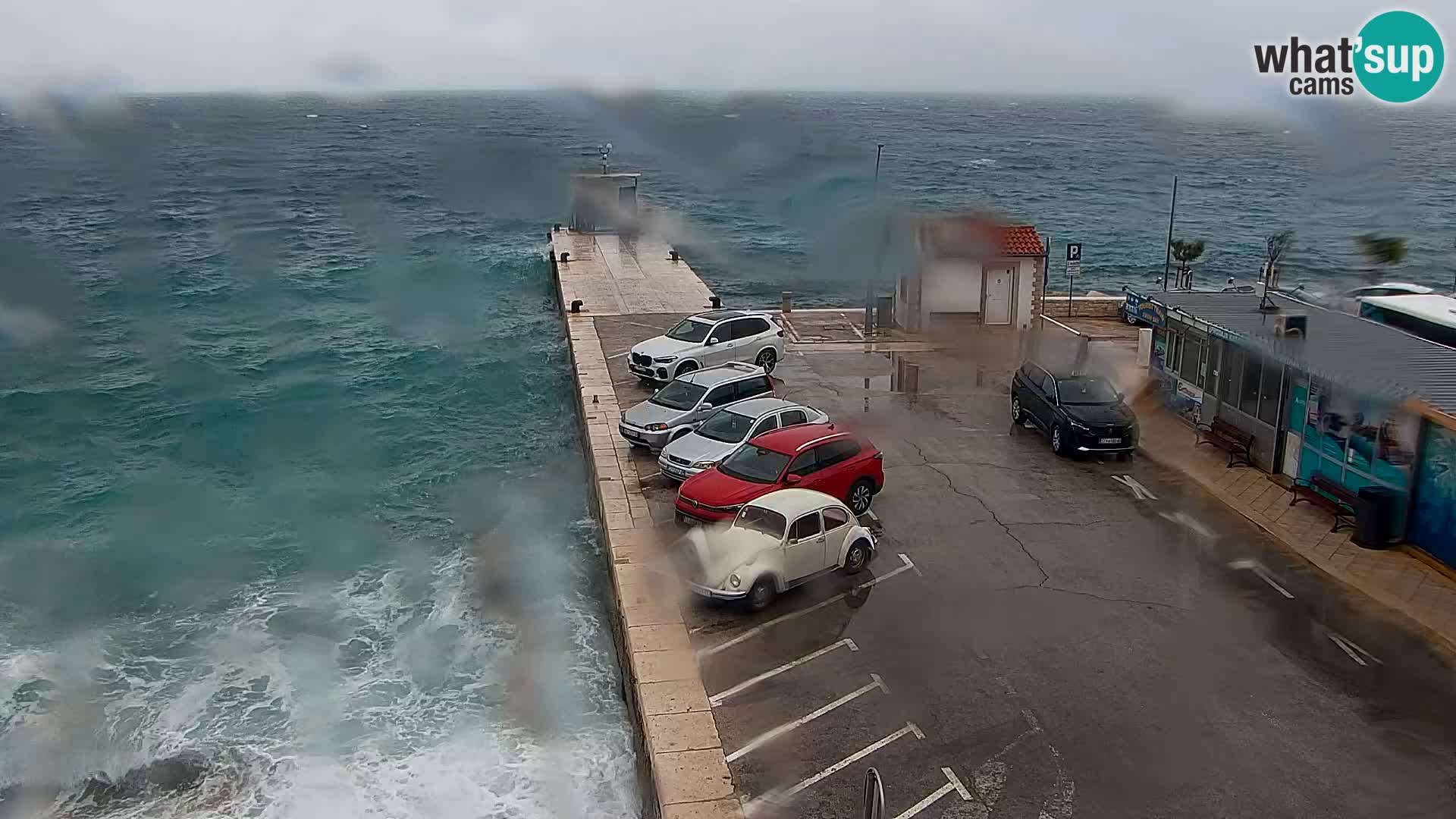 Webcam Bol centre-ville & marina – Vue en direct depuis Bol, île de Brač