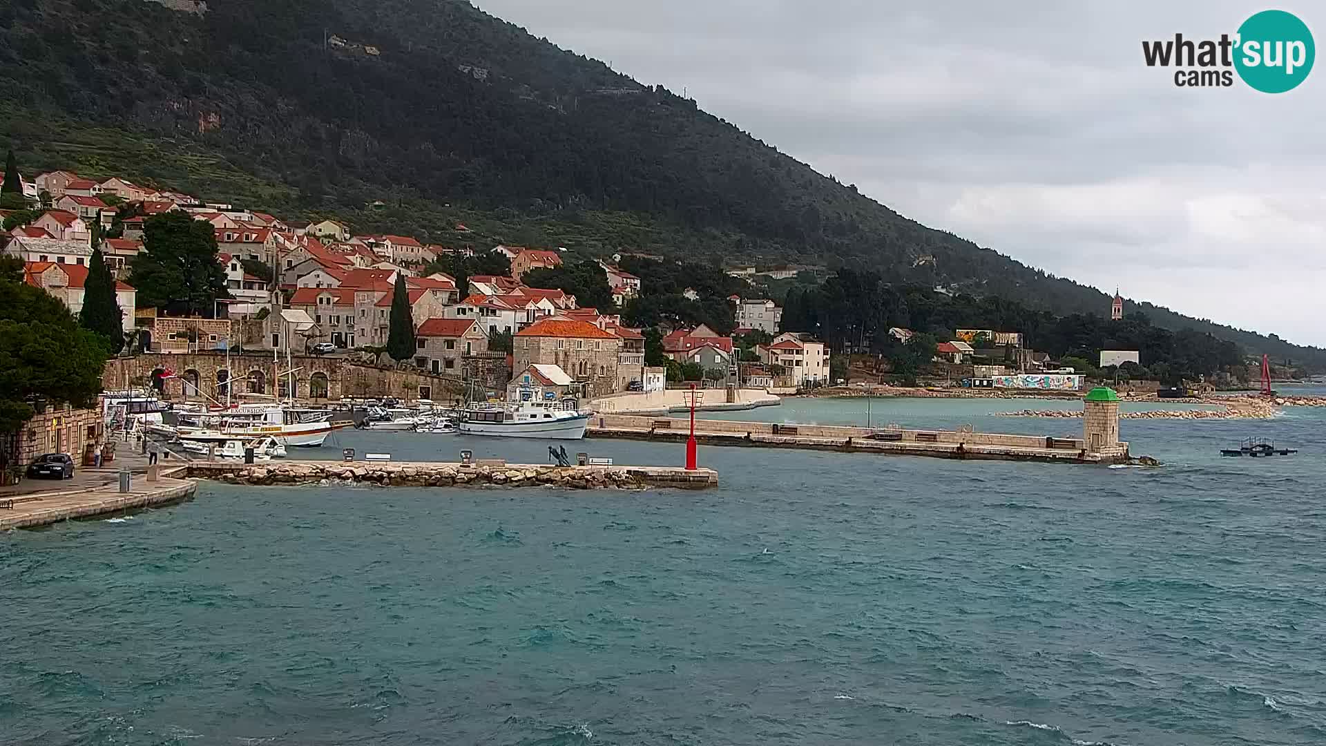 Webcam Bol Town Center & Marina – Live View from Bol, Brač