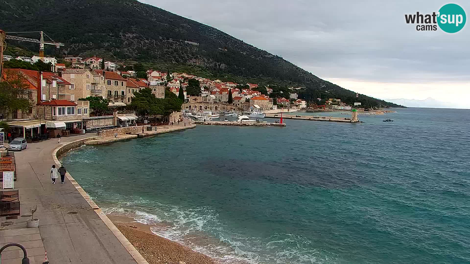 Webcam Bol Hafen & Ortszentrum – Liveblick aus Bol auf der Insel Brač