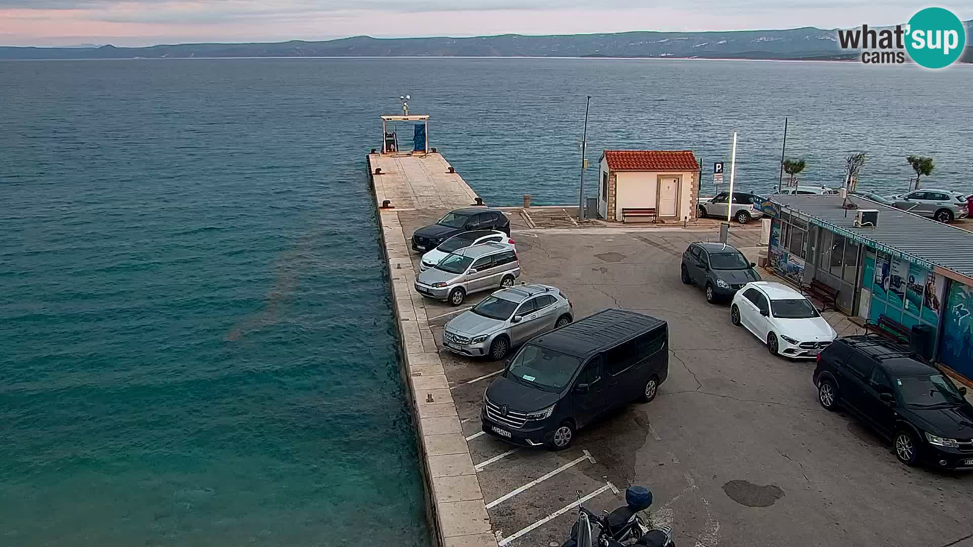 Webcam Bol centre-ville & marina – Vue en direct depuis Bol, île de Brač