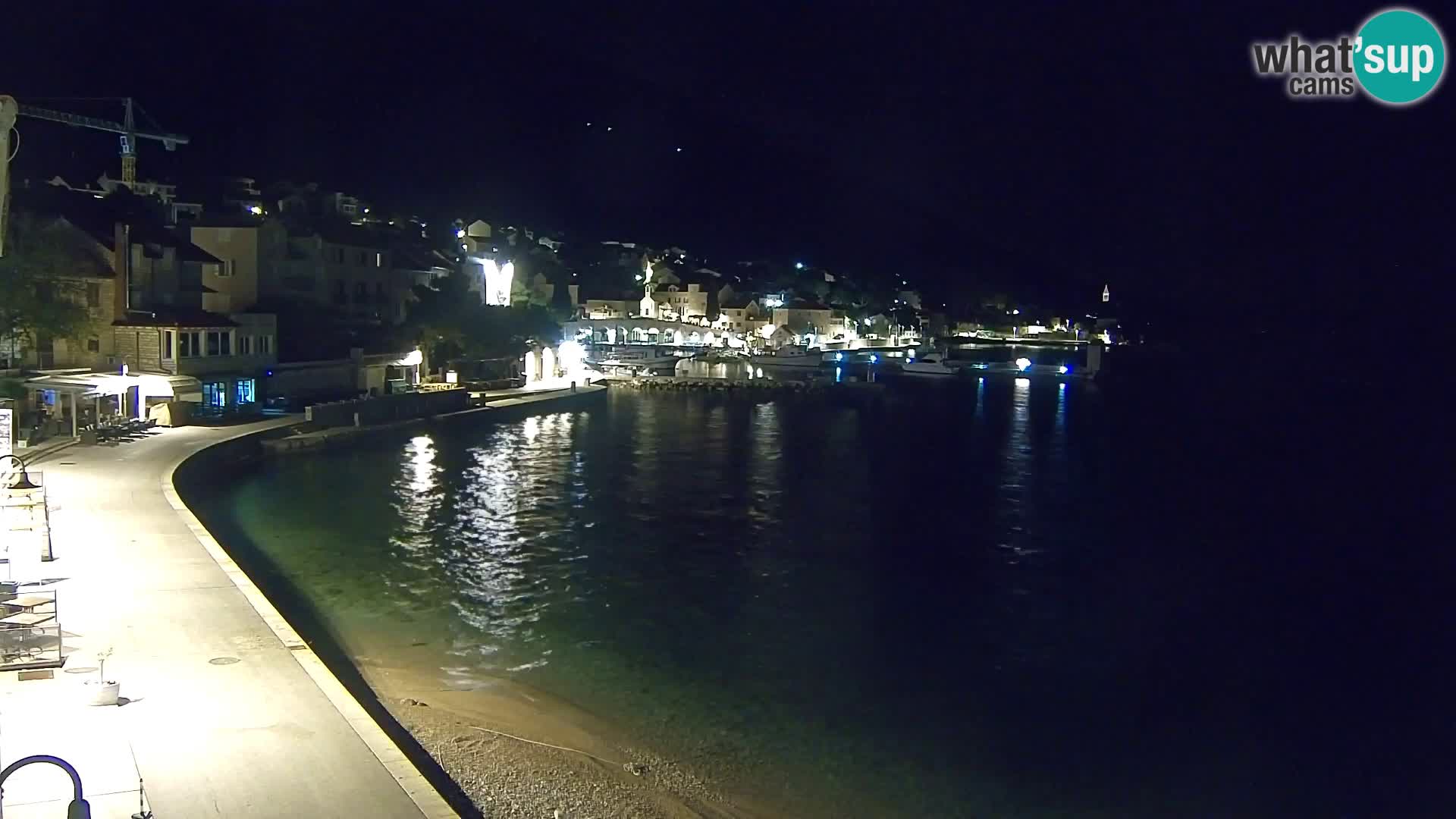 Webcam Bol Centre-Ville & Marina – Vue en direct depuis Bol, île de Brač