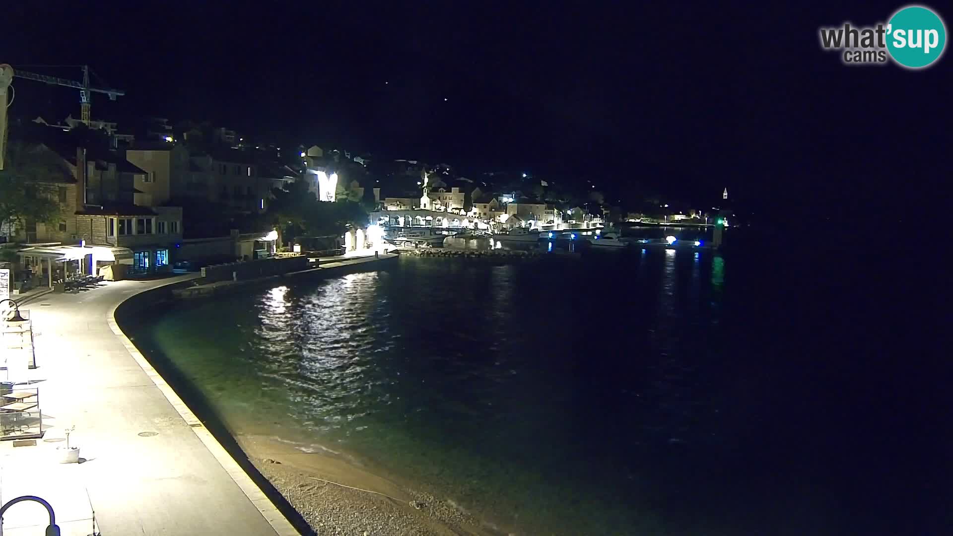Webcam Bol Centre-Ville & Marina – Vue en direct depuis Bol, île de Brač
