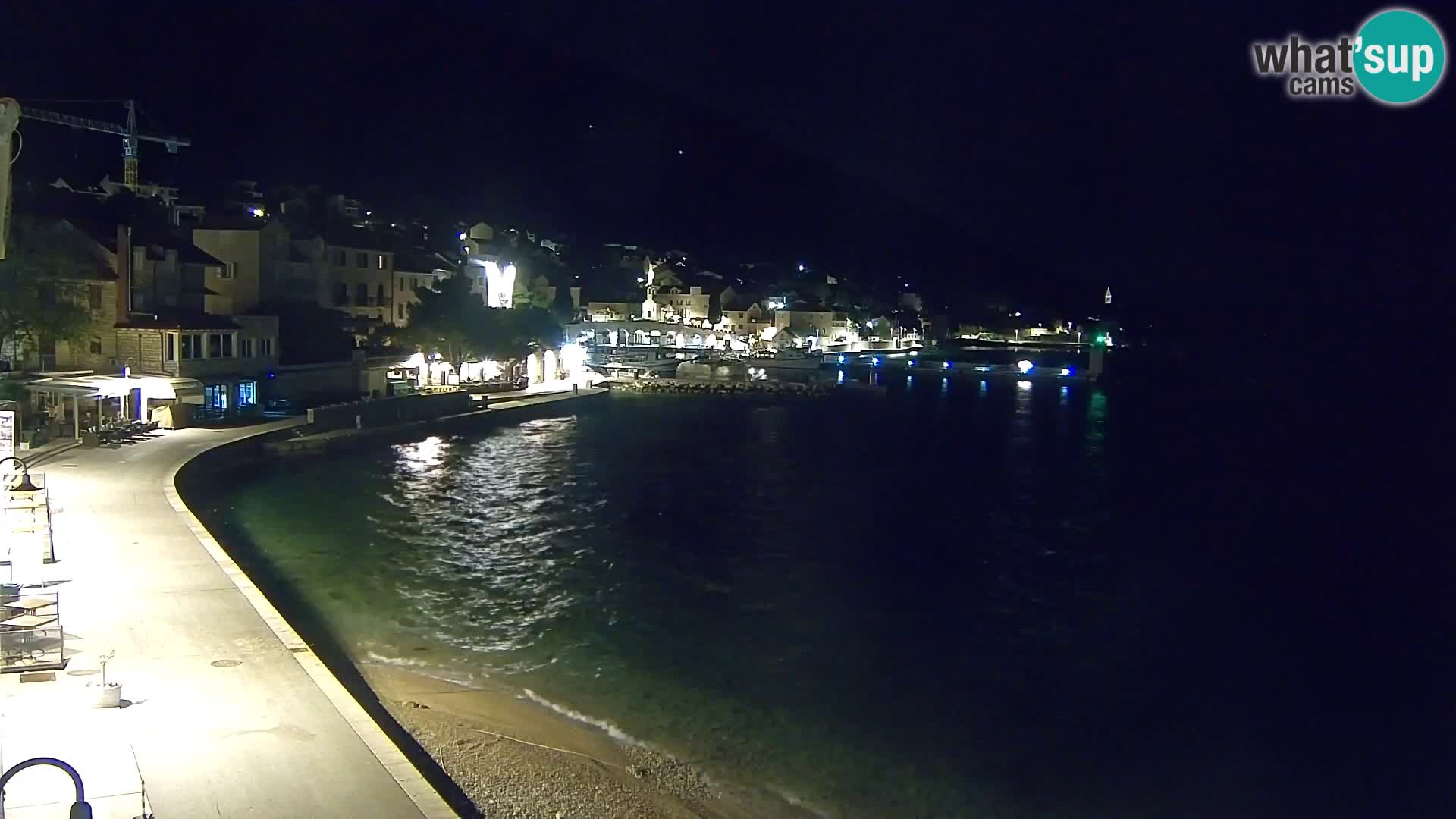 Webcam Bol centre-ville & marina – Vue en direct depuis Bol, île de Brač