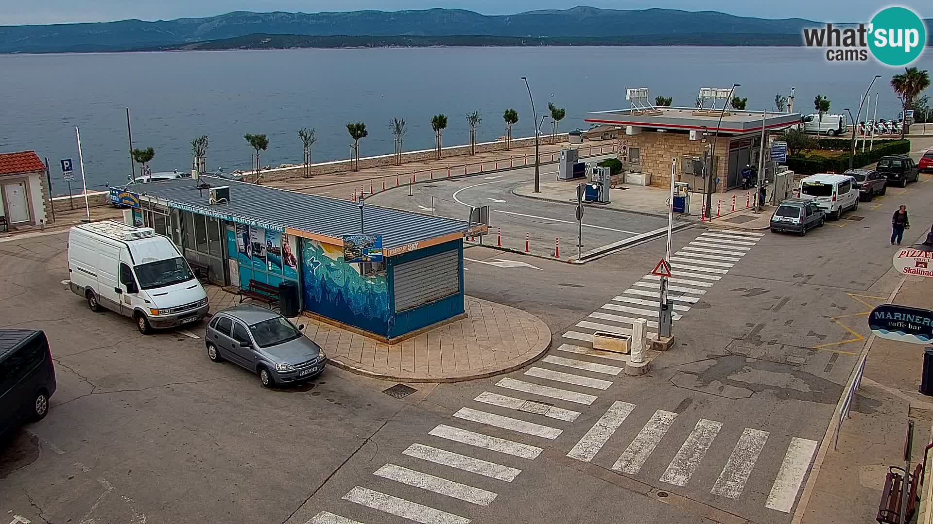 Webcam Bol Centro e Marina – Vista live dal porto di Bol