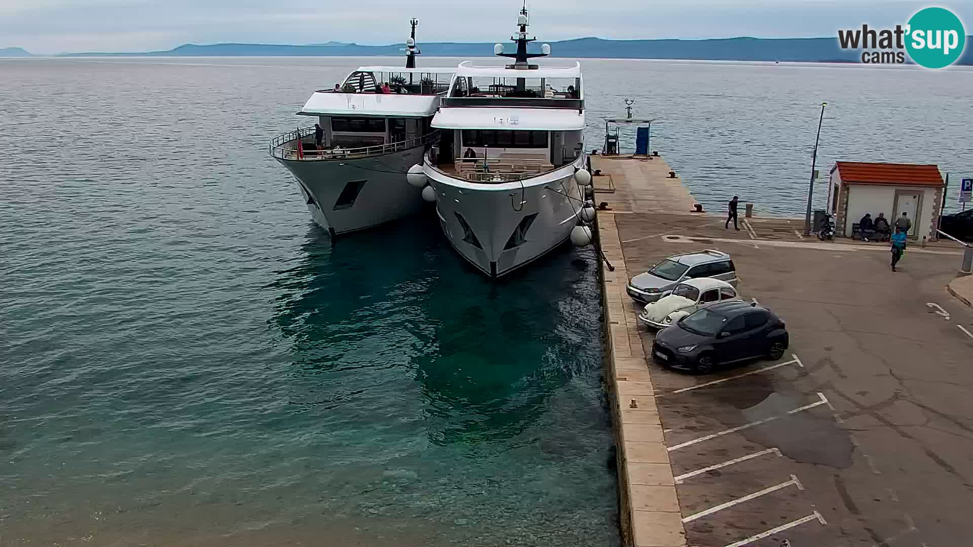 Webcam Bol centre-ville & marina – Vue en direct depuis Bol, île de Brač