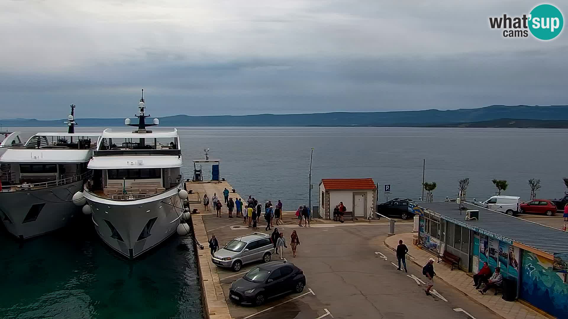 Webcam Bol centre-ville & marina – Vue en direct depuis Bol, île de Brač