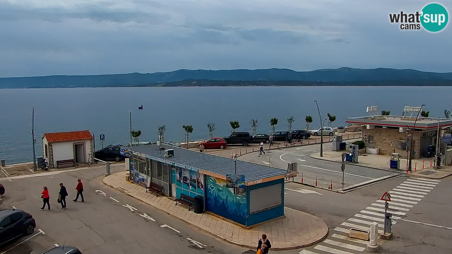 Webcam Bol Centre-Ville & Marina – Vue en direct depuis Bol, île de Brač