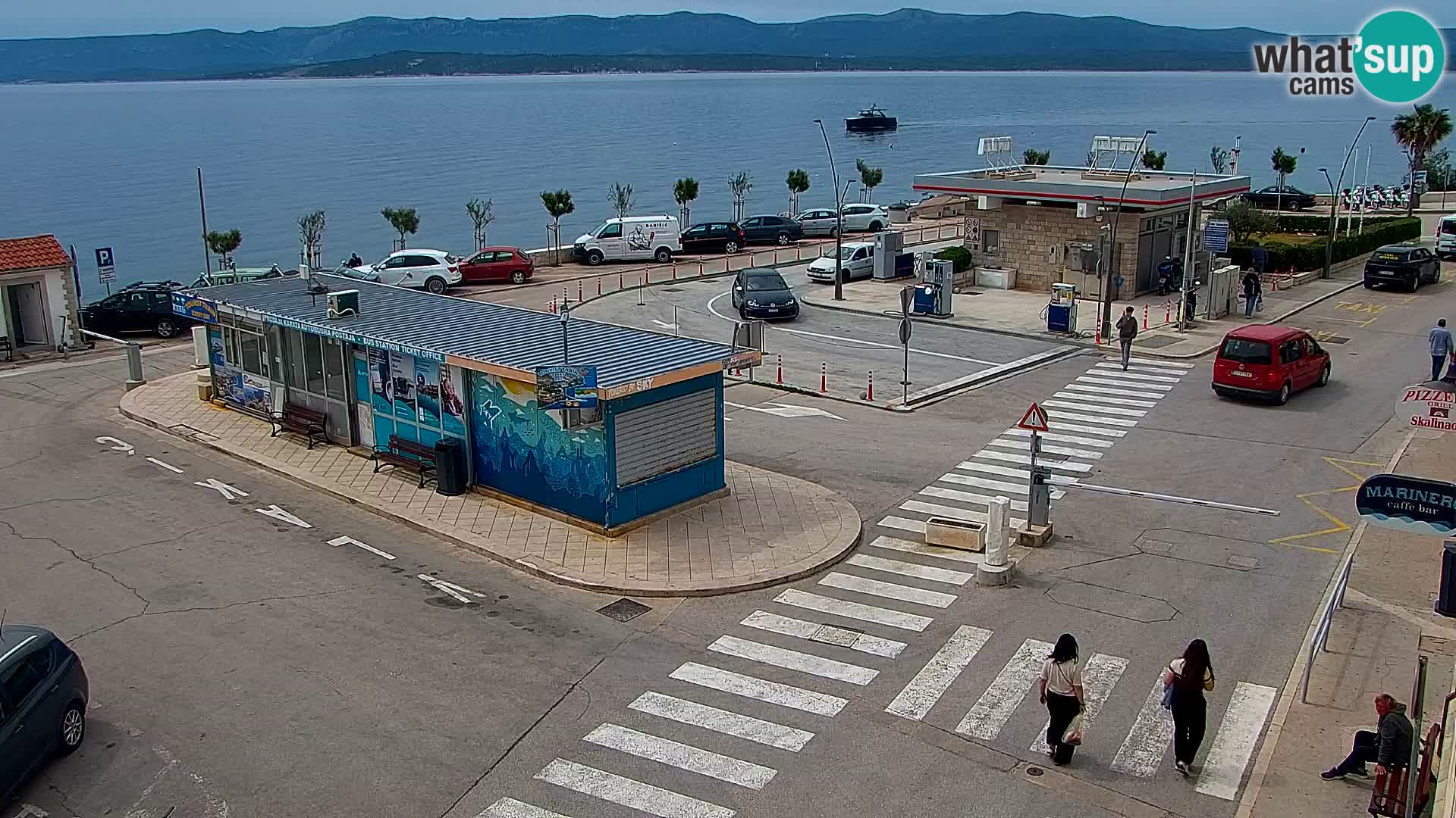 Webcam Bol Centre-Ville & Marina – Vue en direct depuis Bol, île de Brač