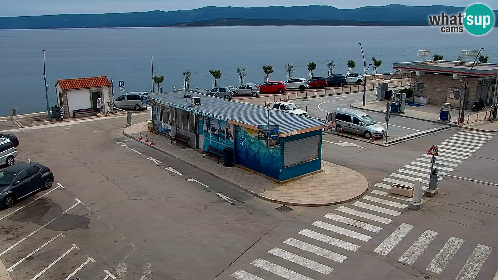 Webcam Bol Centro e Marina – Vista live dal porto di Bol