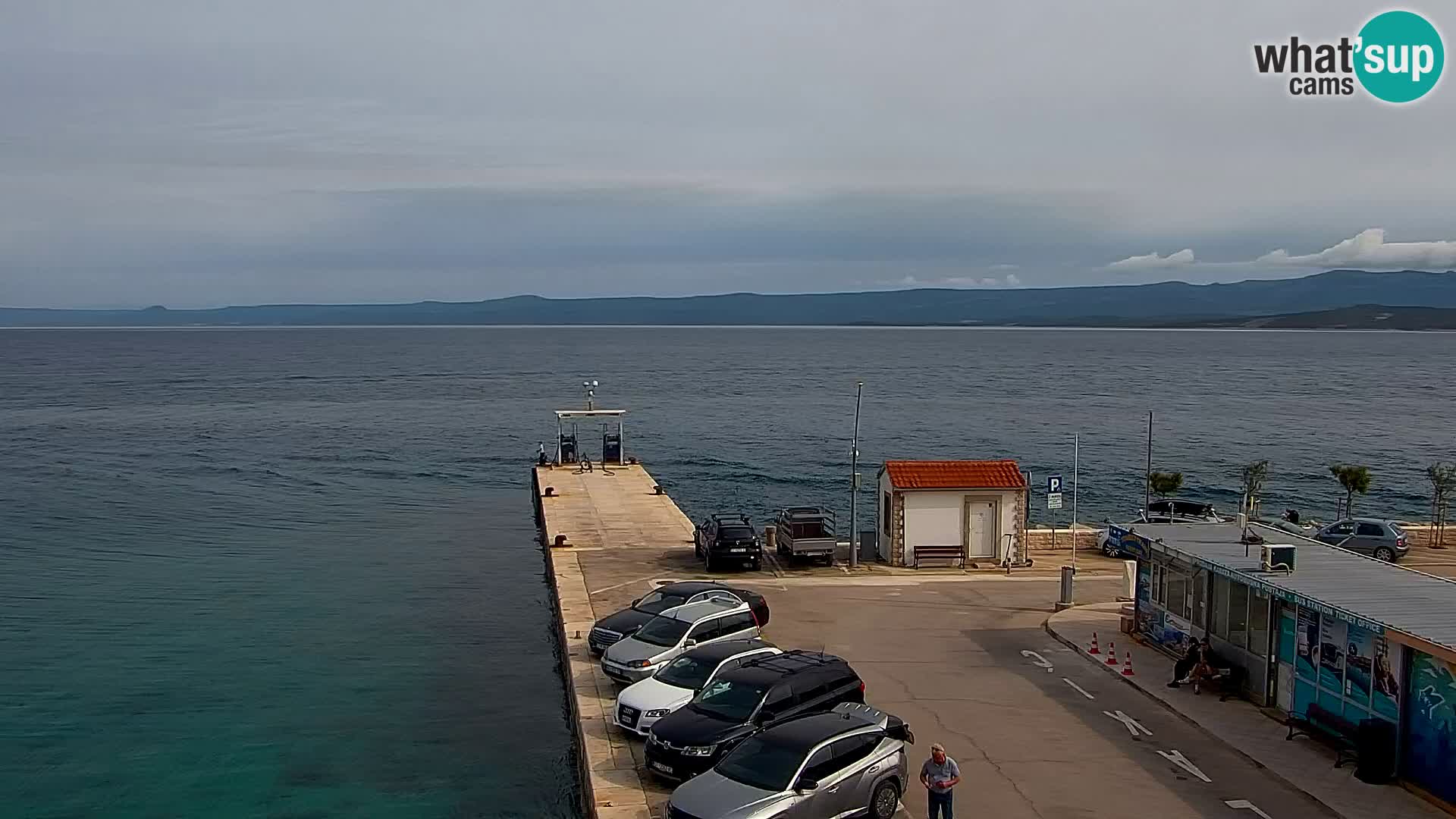 Webcam Bol centre-ville & marina – Vue en direct depuis Bol, île de Brač