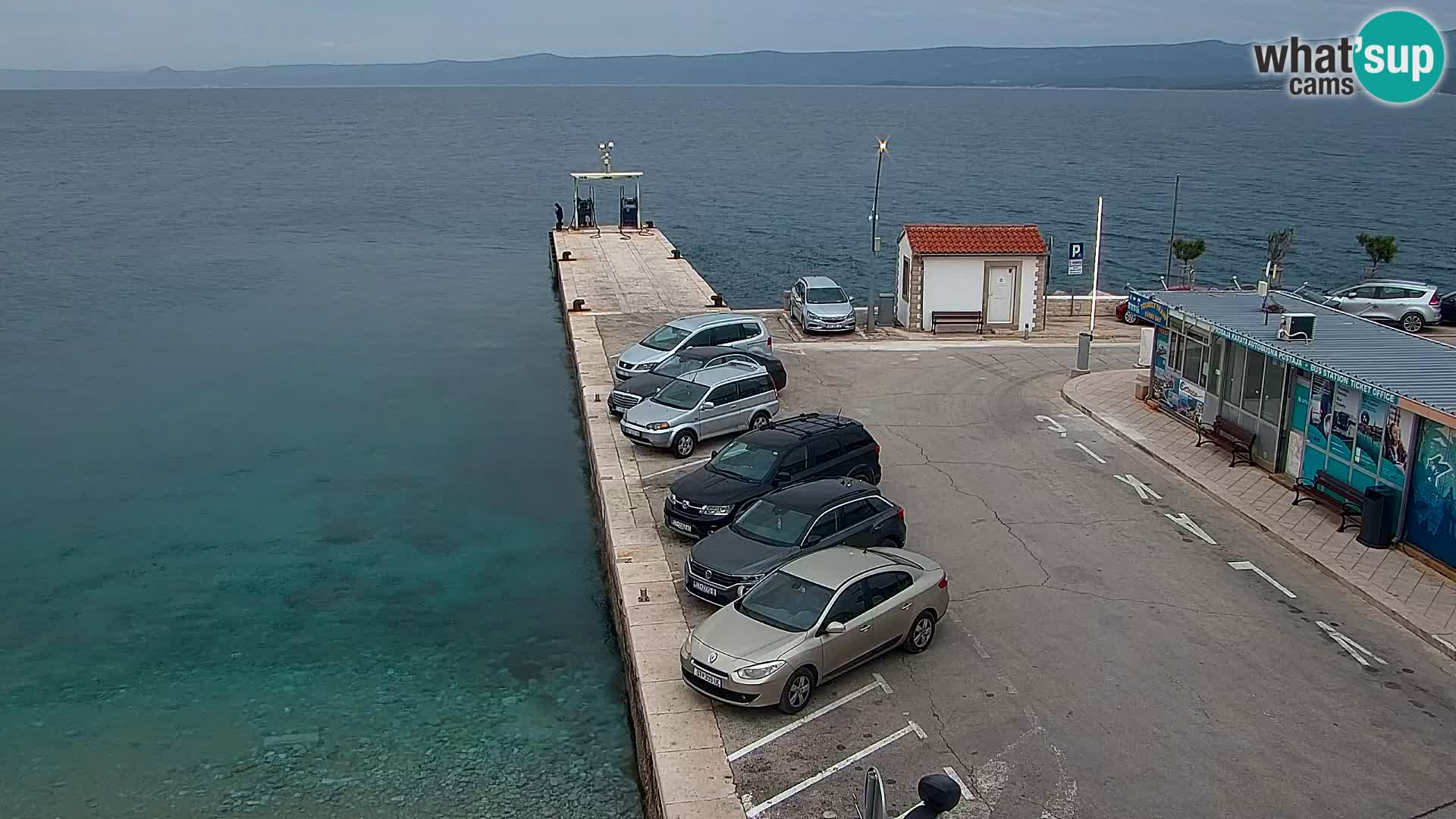 Webcam Bol centre-ville & marina – Vue en direct depuis Bol, île de Brač