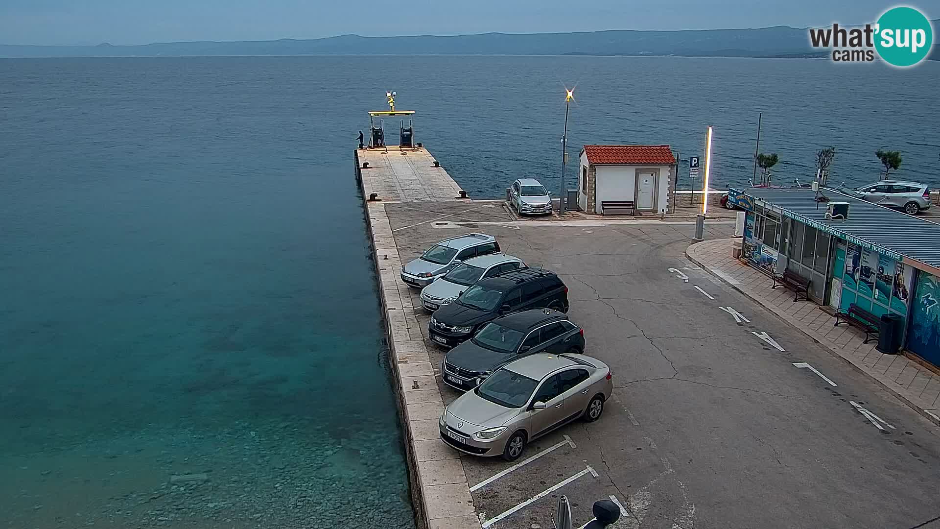 Webcam Bol centre-ville & marina – Vue en direct depuis Bol, île de Brač