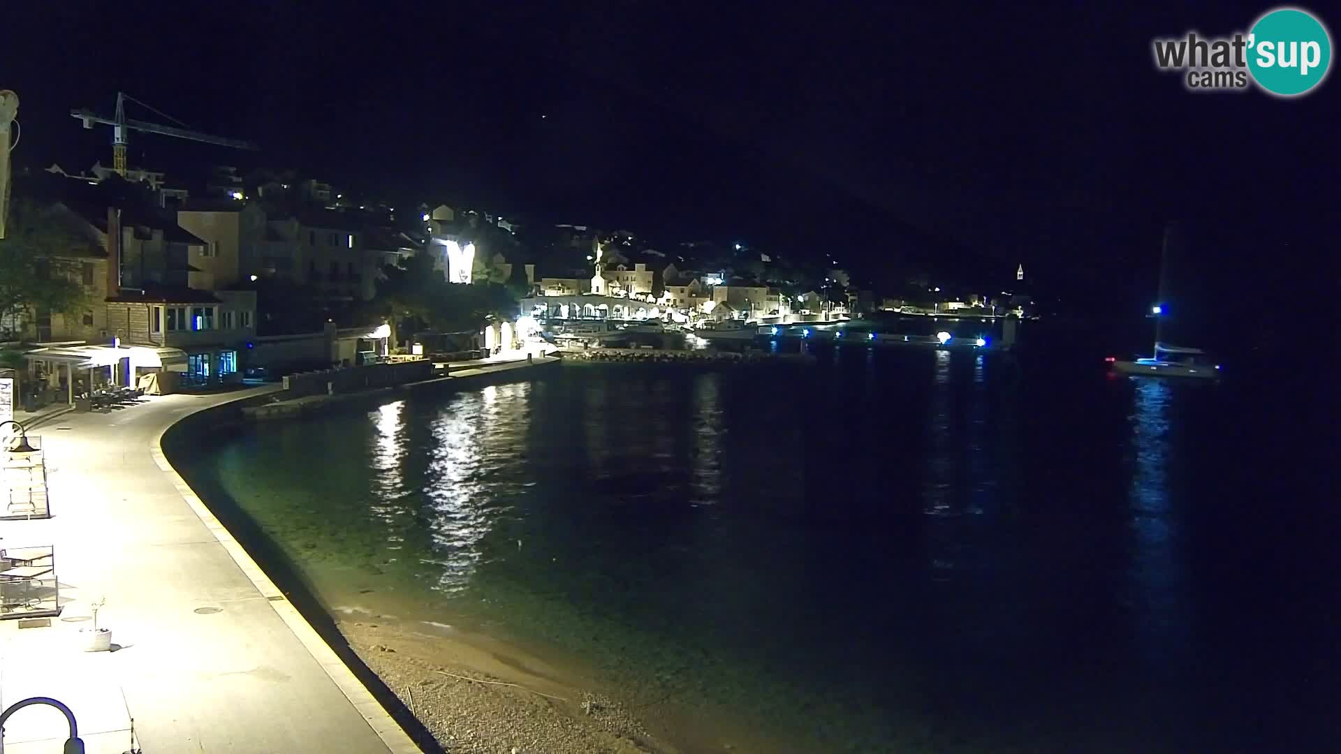 Webcam Bol centre-ville & marina – Vue en direct depuis Bol, île de Brač