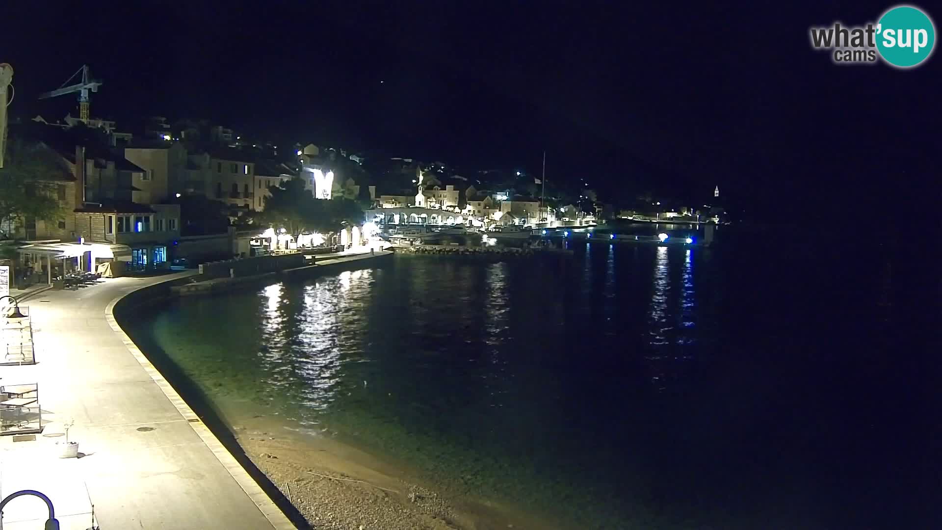 Webcam Bol Centre-Ville & Marina – Vue en direct depuis Bol, île de Brač