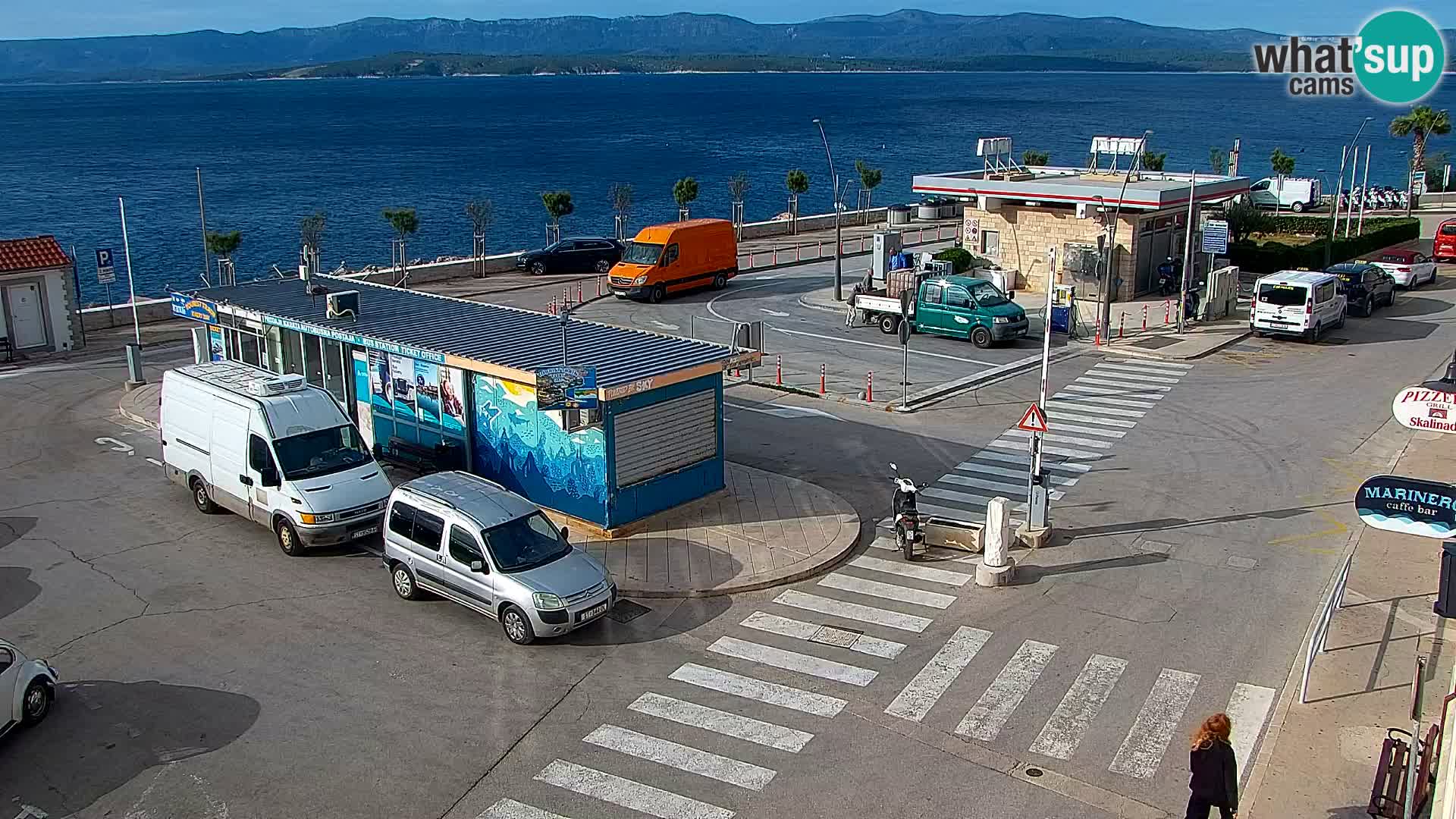 Webcam Bol centre-ville & marina – Vue en direct depuis Bol, île de Brač