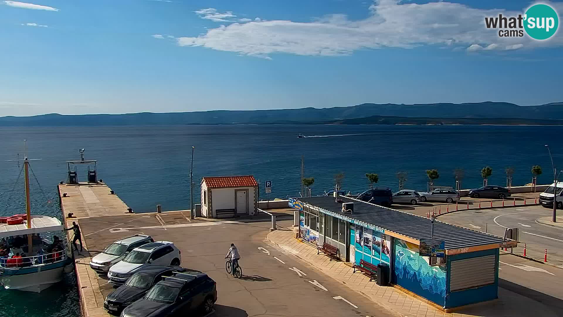 Webcam Bol Centre-Ville & Marina – Vue en direct depuis Bol, île de Brač