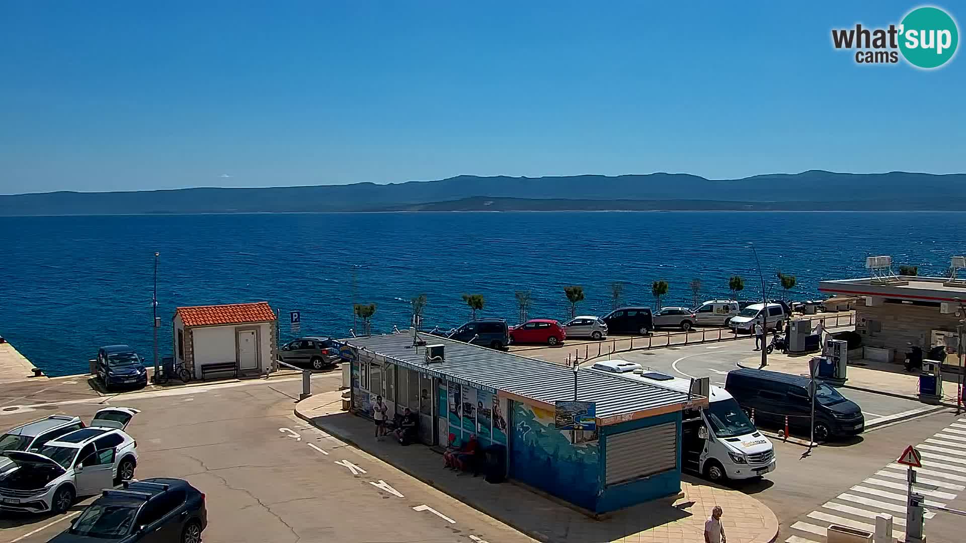 Webcam Bol centre-ville & marina – Vue en direct depuis Bol, île de Brač